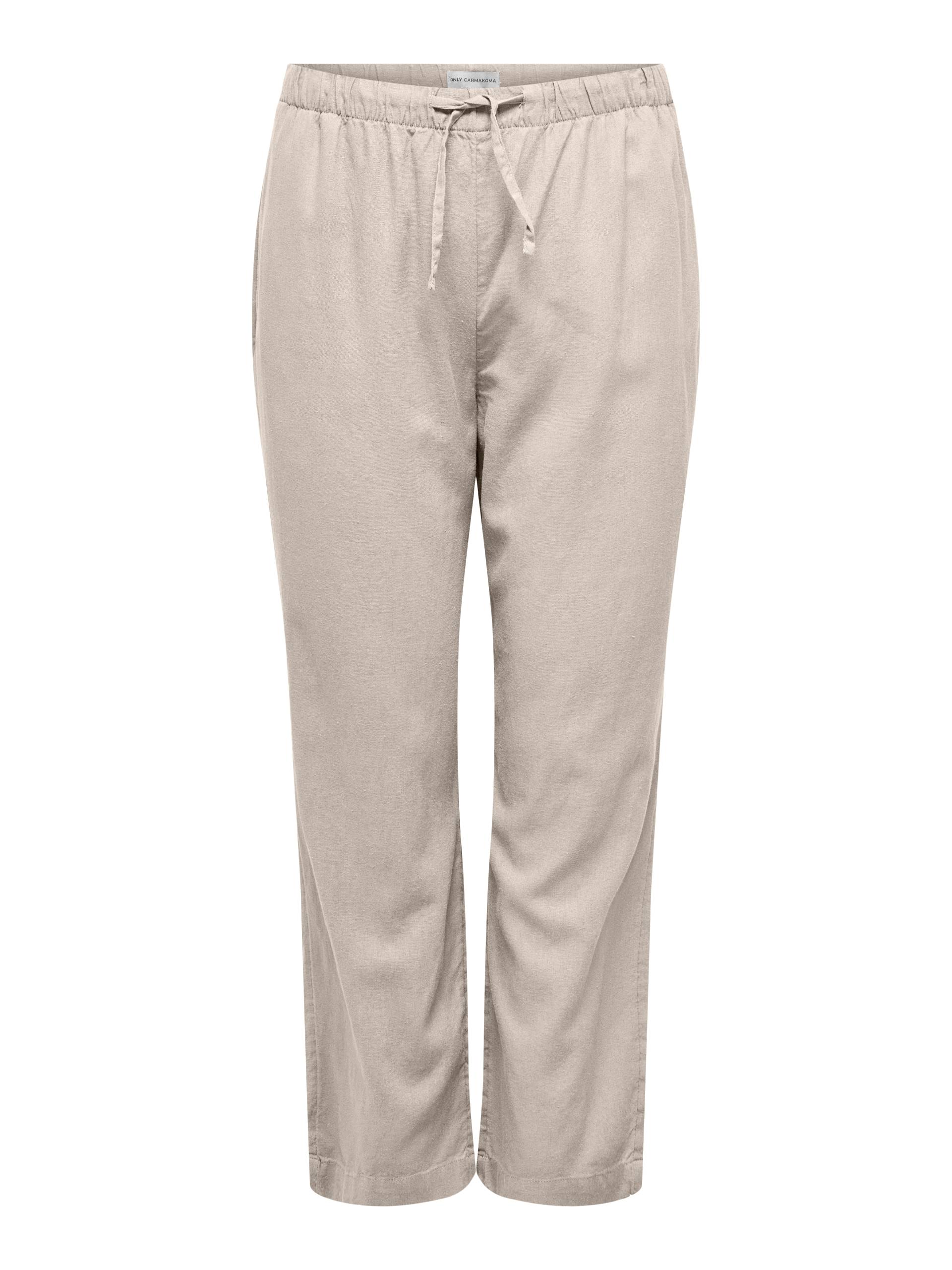 ONLY CARMAKOMA Leinenhose »CARCARO MW LINEN BL PULL-UP PANT TLR« von ONLY CARMAKOMA