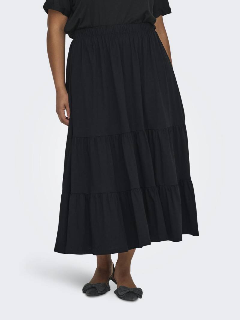 ONLY CARMAKOMA Maxirock »CARMAY LIFE MAXI SKIRT JRS«, mit Volant von ONLY CARMAKOMA