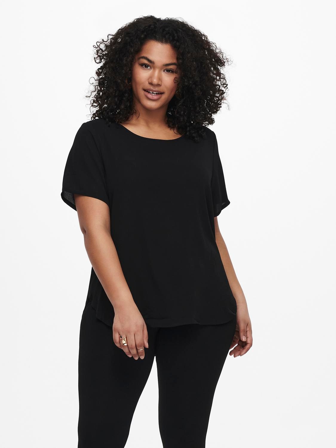 ONLY CARMAKOMA Shirtbluse »CARVICA SS TOP WVN NOOS« ONLY CARMAKOMA Shirtbluse »CARVICA SS TOP WVN NOOS« von ONLY CARMAKOMA