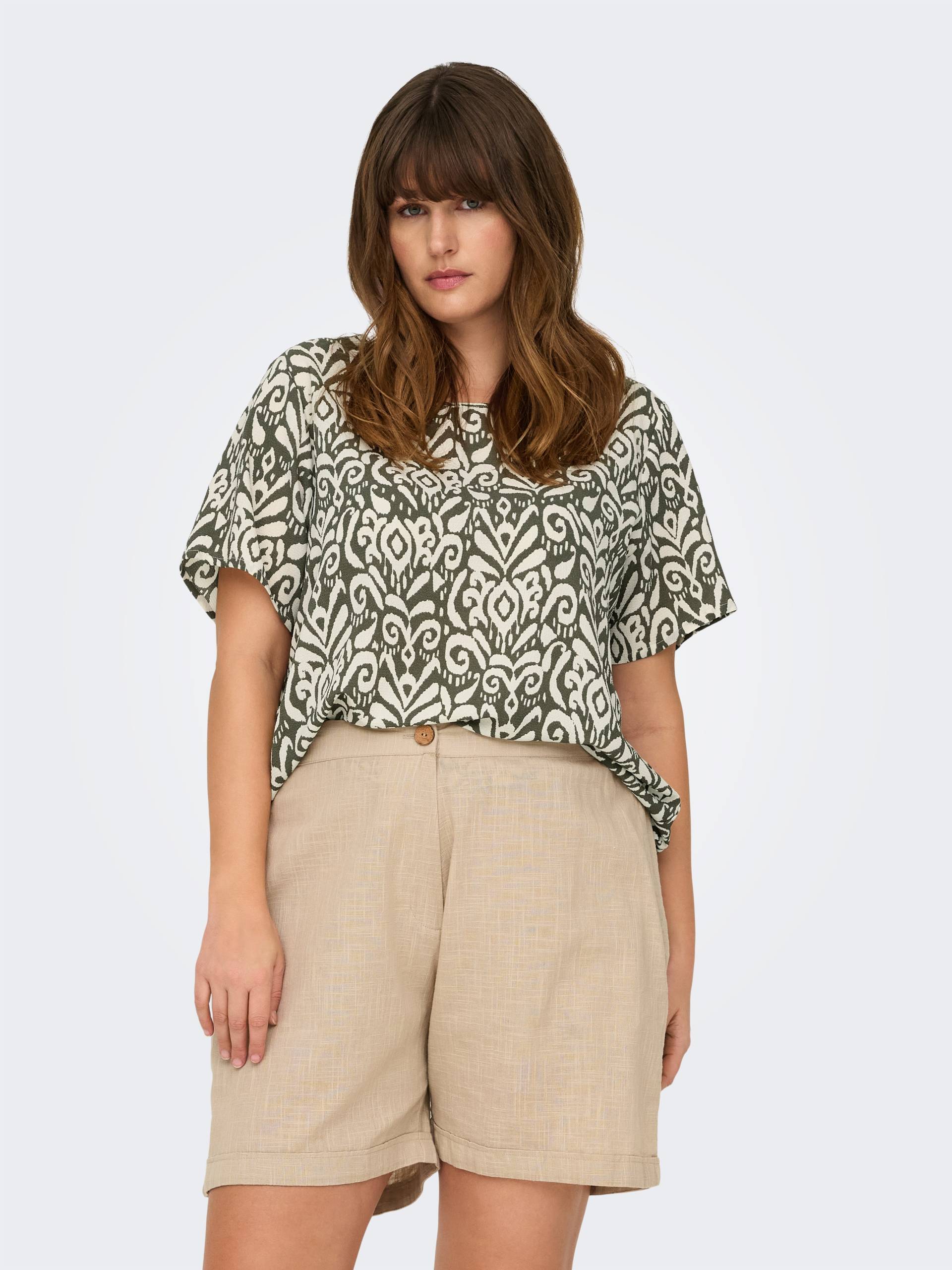 ONLY CARMAKOMA Shirtbluse »CARVICA SS TOP WVN NOOS« ONLY CARMAKOMA Shirtbluse »CARVICA SS TOP WVN NOOS« von ONLY CARMAKOMA