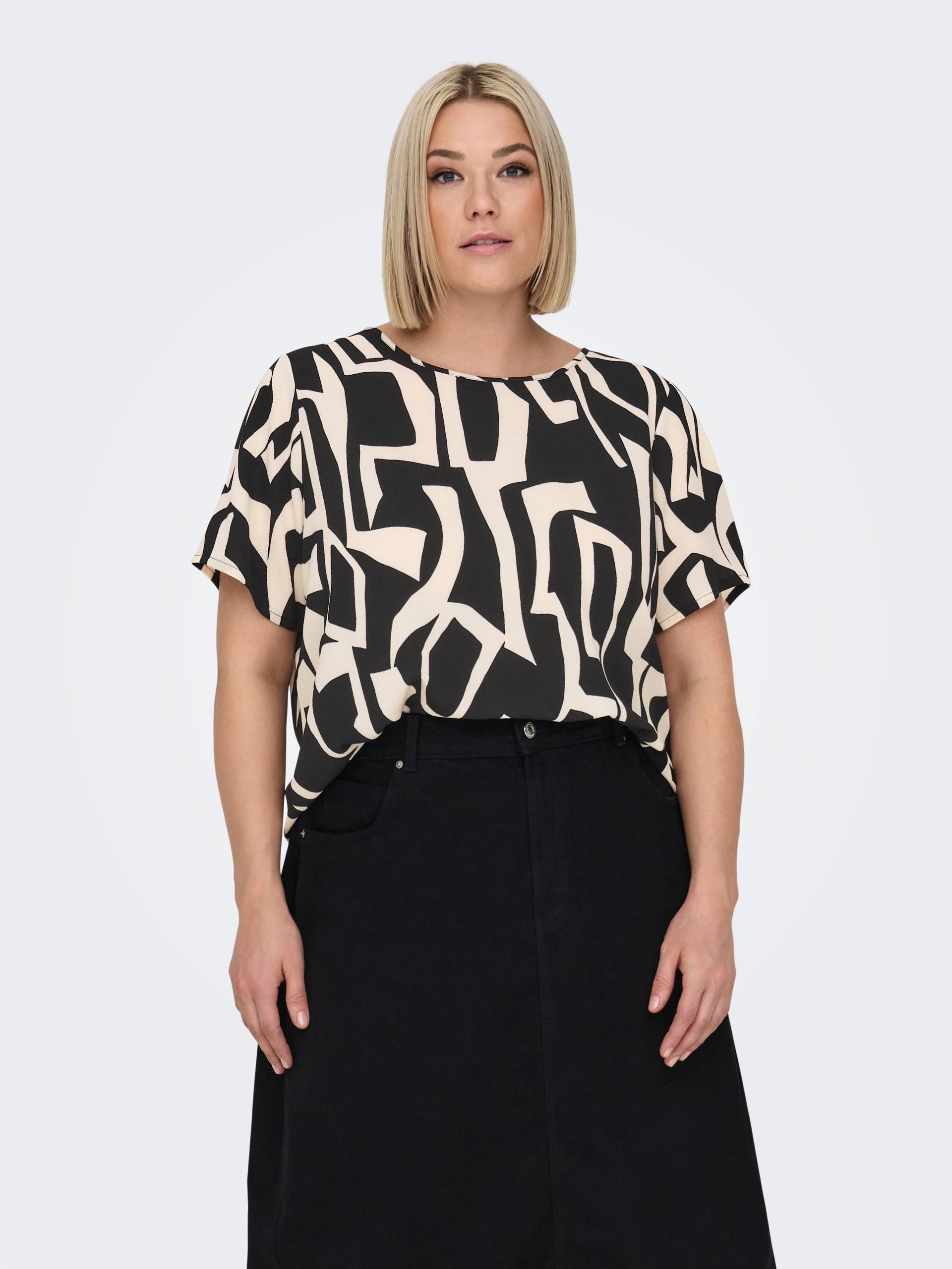 ONLY CARMAKOMA Shirtbluse »CARVICA SS TOP WVN NOOS« ONLY CARMAKOMA Shirtbluse »CARVICA SS TOP WVN NOOS« von ONLY CARMAKOMA