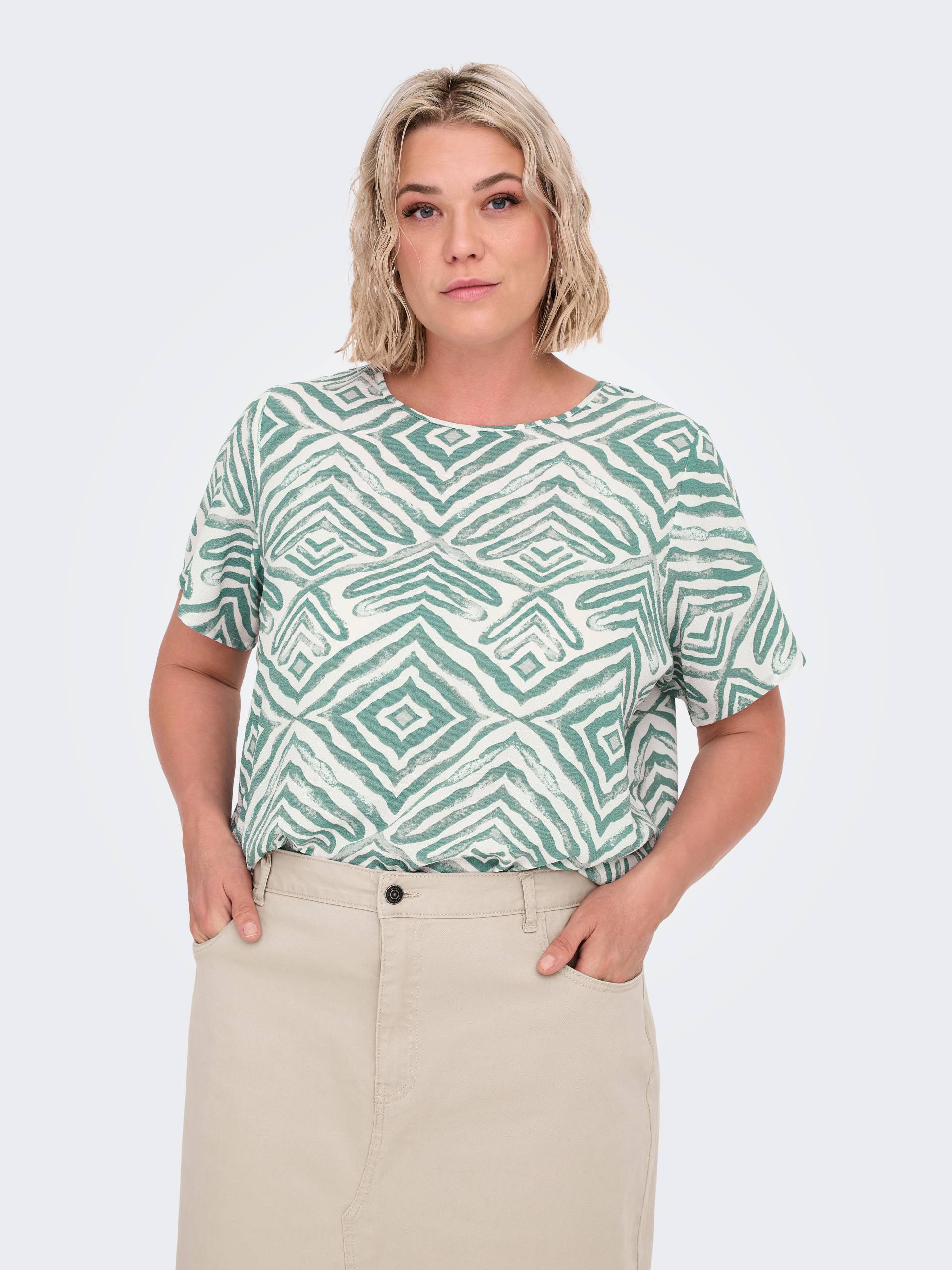 ONLY CARMAKOMA Shirtbluse »CARVICA SS TOP WVN NOOS« von ONLY CARMAKOMA
