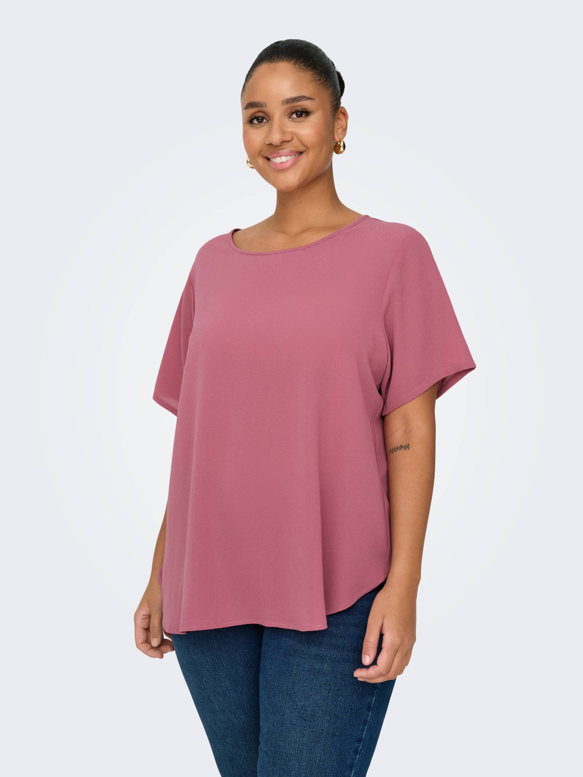 ONLY CARMAKOMA Shirtbluse »CARVICA SS TOP WVN NOOS« ONLY CARMAKOMA Shirtbluse »CARVICA SS TOP WVN NOOS« von ONLY CARMAKOMA