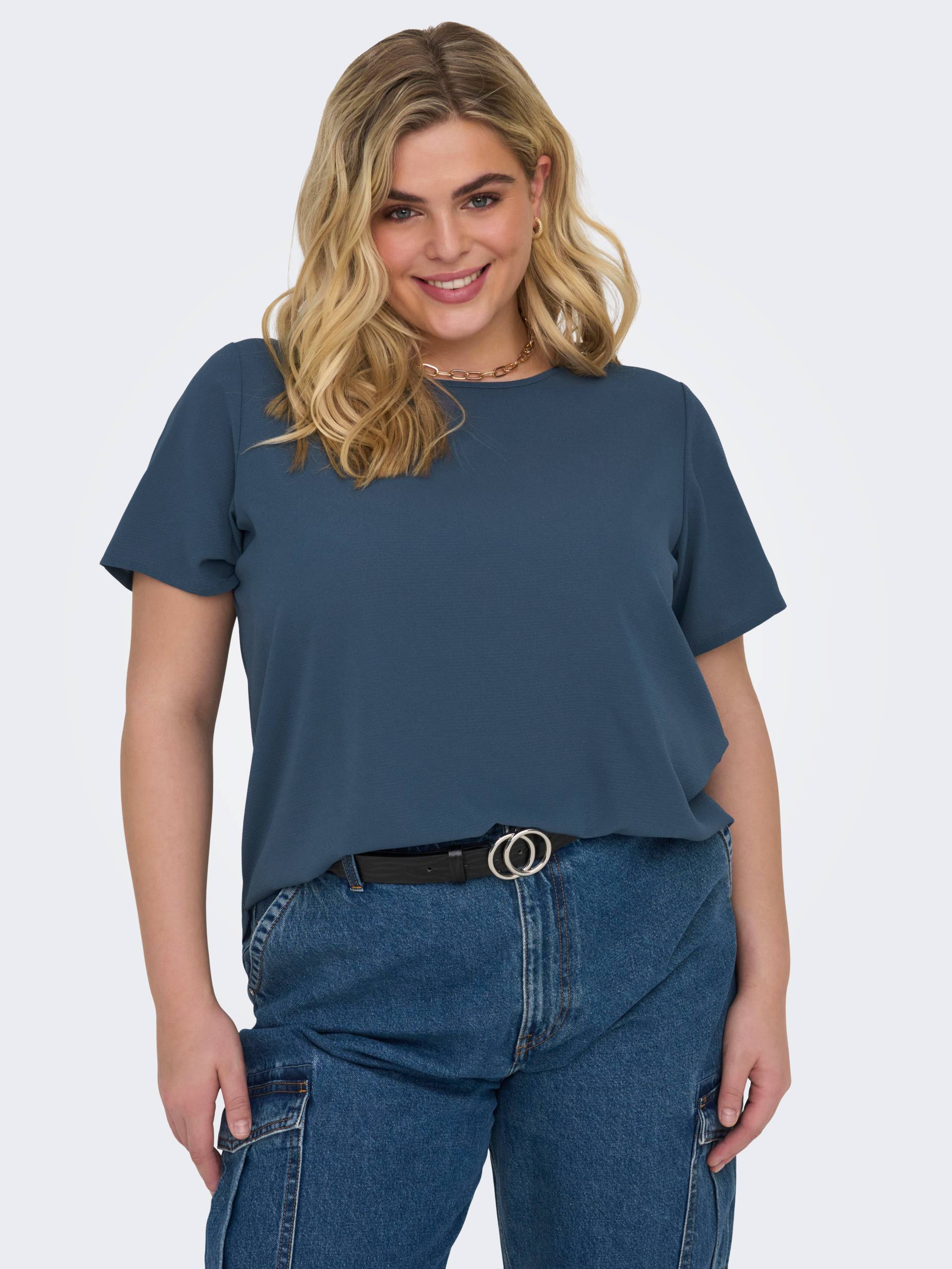 ONLY CARMAKOMA Shirtbluse »CARVICA SS TOP WVN NOOS« ONLY CARMAKOMA Shirtbluse »CARVICA SS TOP WVN NOOS« von ONLY CARMAKOMA