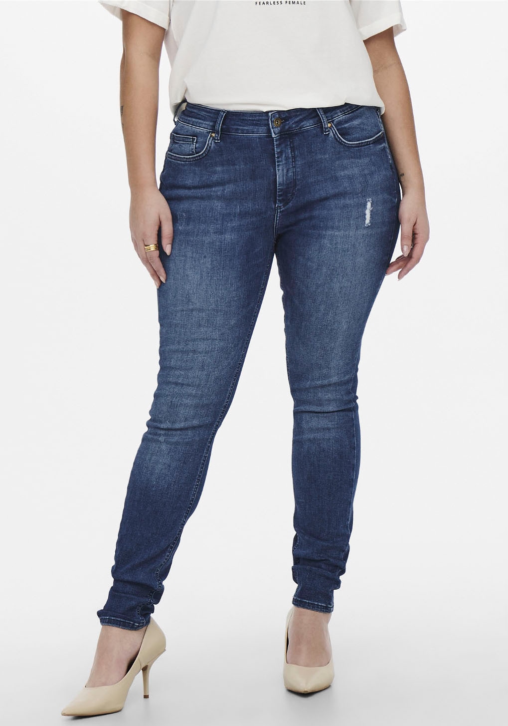 ONLY CARMAKOMA Skinny-fit-Jeans »CARWILLY REG SKINNY JEANS DNM REA« ONLY CARMAKOMA Skinny-fit-Jeans »CARWILLY REG SKINNY JEANS DNM REA« von ONLY CARMAKOMA
