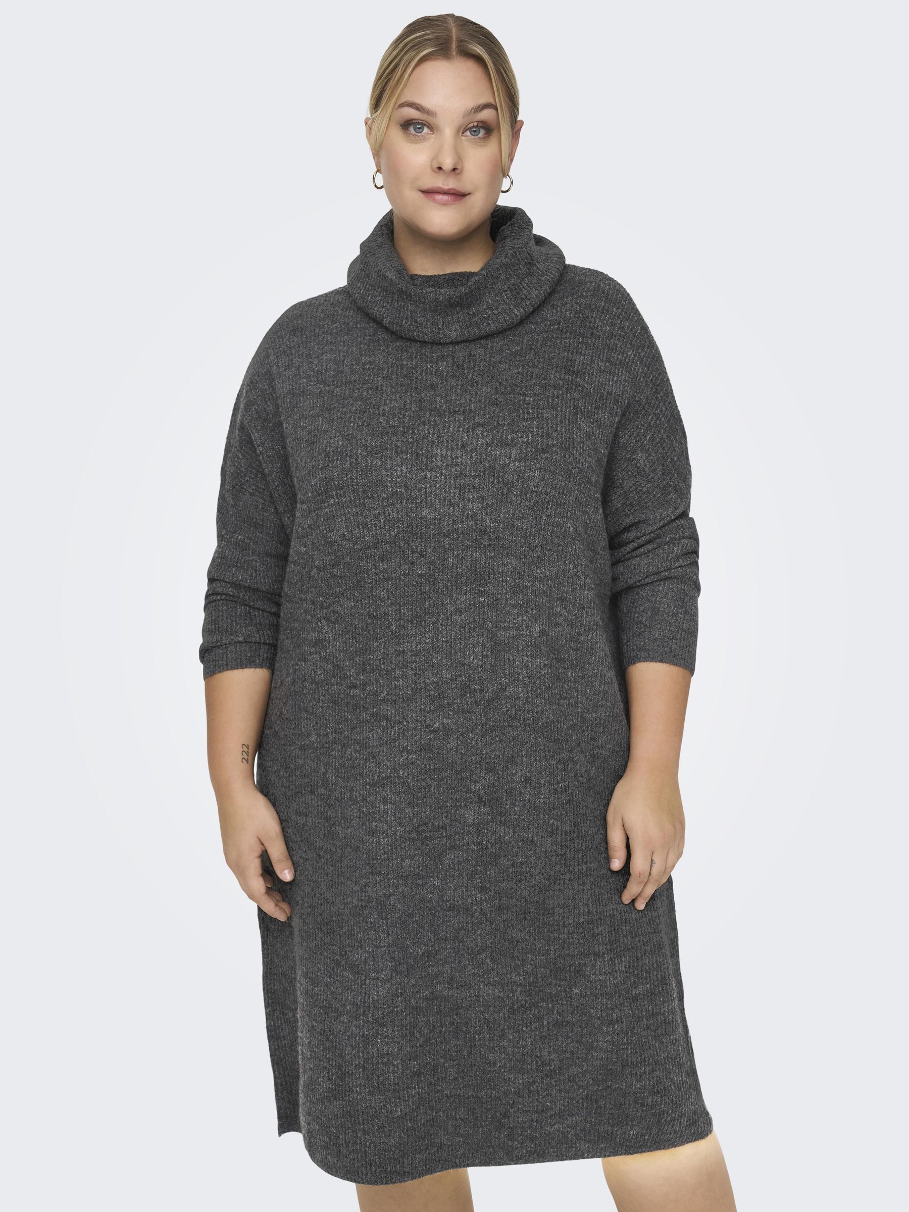 ONLY CARMAKOMA Strickkleid »CARJANA L/S COWLNCK DRESS WOOL KNT« von ONLY CARMAKOMA