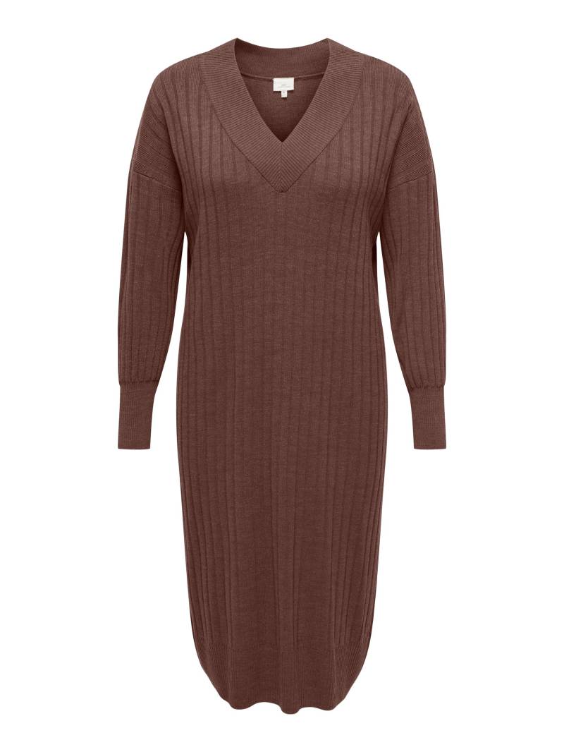 ONLY CARMAKOMA Strickkleid »CARNEW TESSA L/S MIDI V DRESS NOOS KNT« von ONLY CARMAKOMA