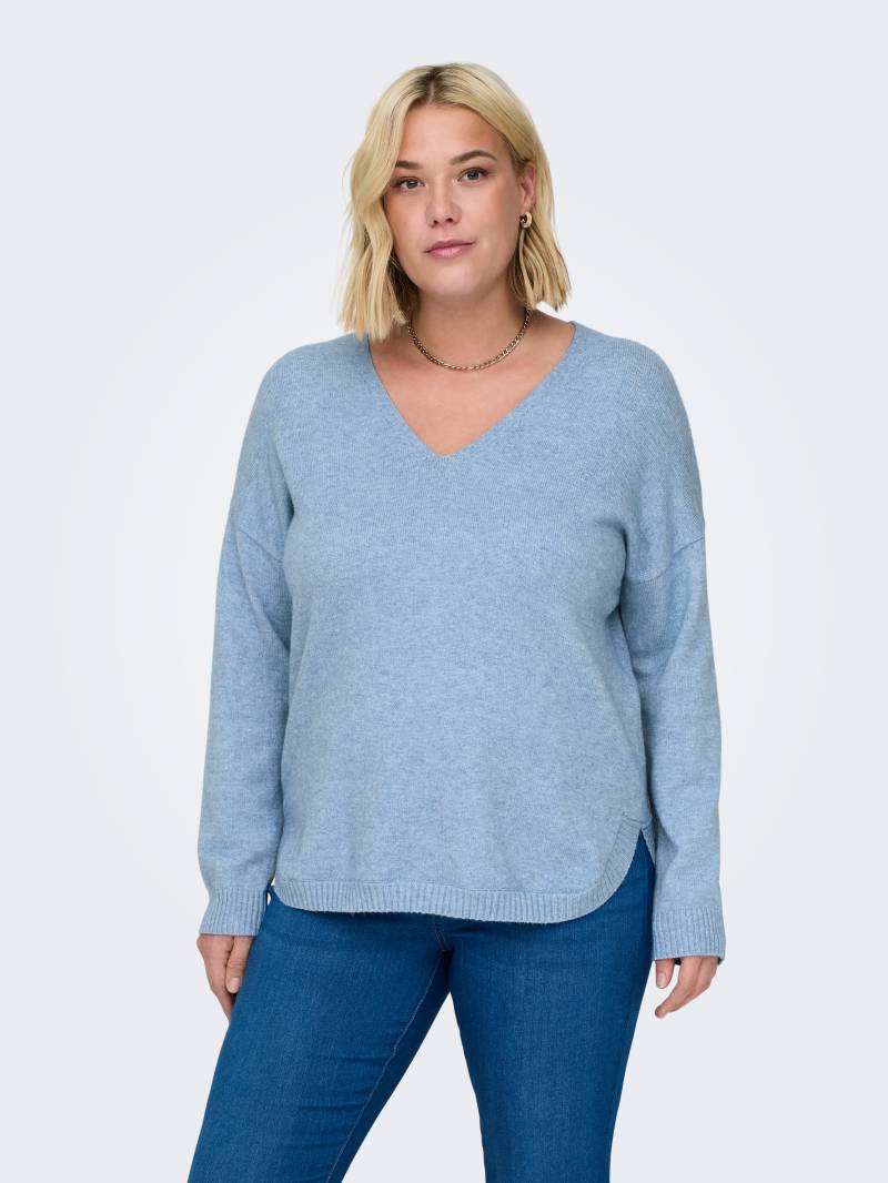 ONLY CARMAKOMA V-Ausschnitt-Pullover »CARMARGARETA LS PULLOVER KNT NOOS« von ONLY CARMAKOMA