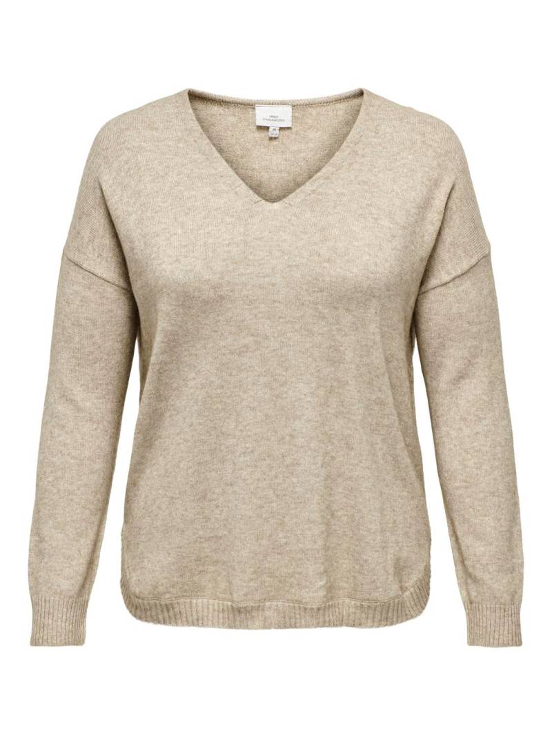 ONLY CARMAKOMA V-Ausschnitt-Pullover »CARMARGARETA LS PULLOVER KNT NOOS« von ONLY CARMAKOMA