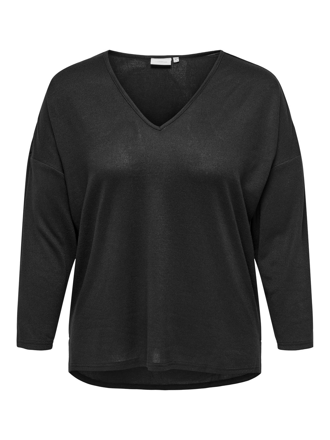 ONLY CARMAKOMA V-Shirt »CARALBA MIRSE 4/5 V-NECK TOP JRS« ONLY CARMAKOMA V-Shirt »CARALBA MIRSE 4/5 V-NECK TOP JRS« von ONLY CARMAKOMA