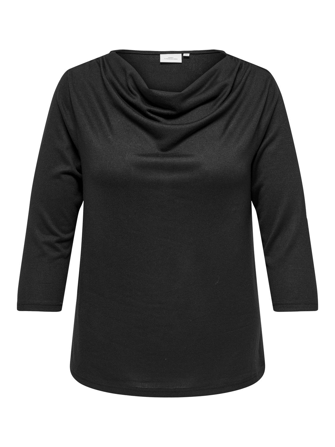 ONLY CARMAKOMA Wasserfallshirt »CARALBA MIRSE L/S WATERFALL TOP JRS« von ONLY CARMAKOMA