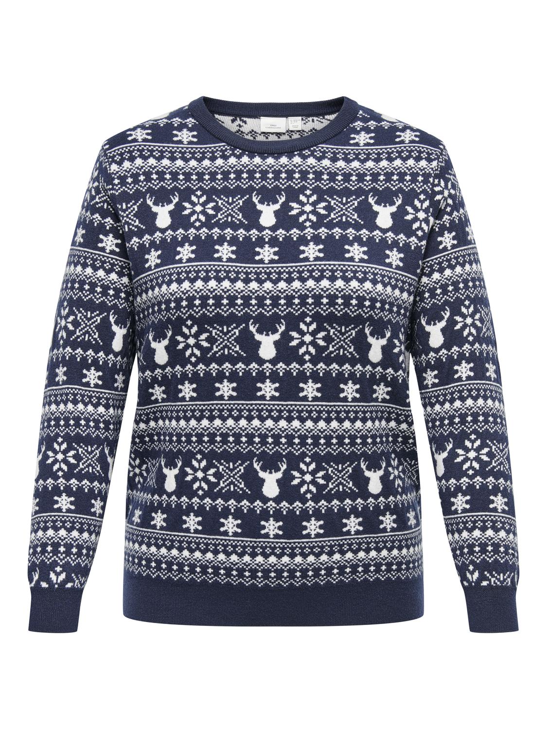 ONLY CARMAKOMA Weihnachtspullover »CARXMAS WINTER LS O-NECK KNT« ONLY CARMAKOMA Weihnachtspullover »CARXMAS WINTER LS O-NECK KNT« von ONLY CARMAKOMA