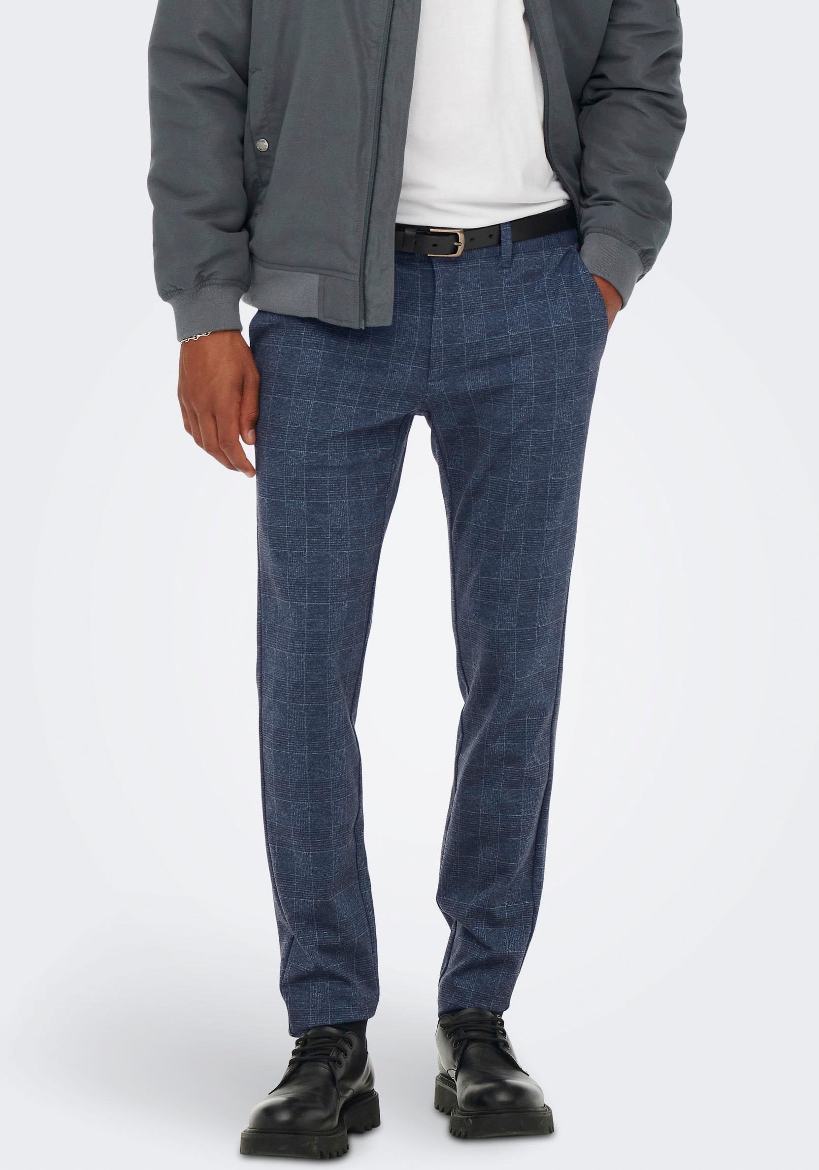 ONLY & SONS Chinohose »MARK CHECK PANTS« von ONLY & SONS