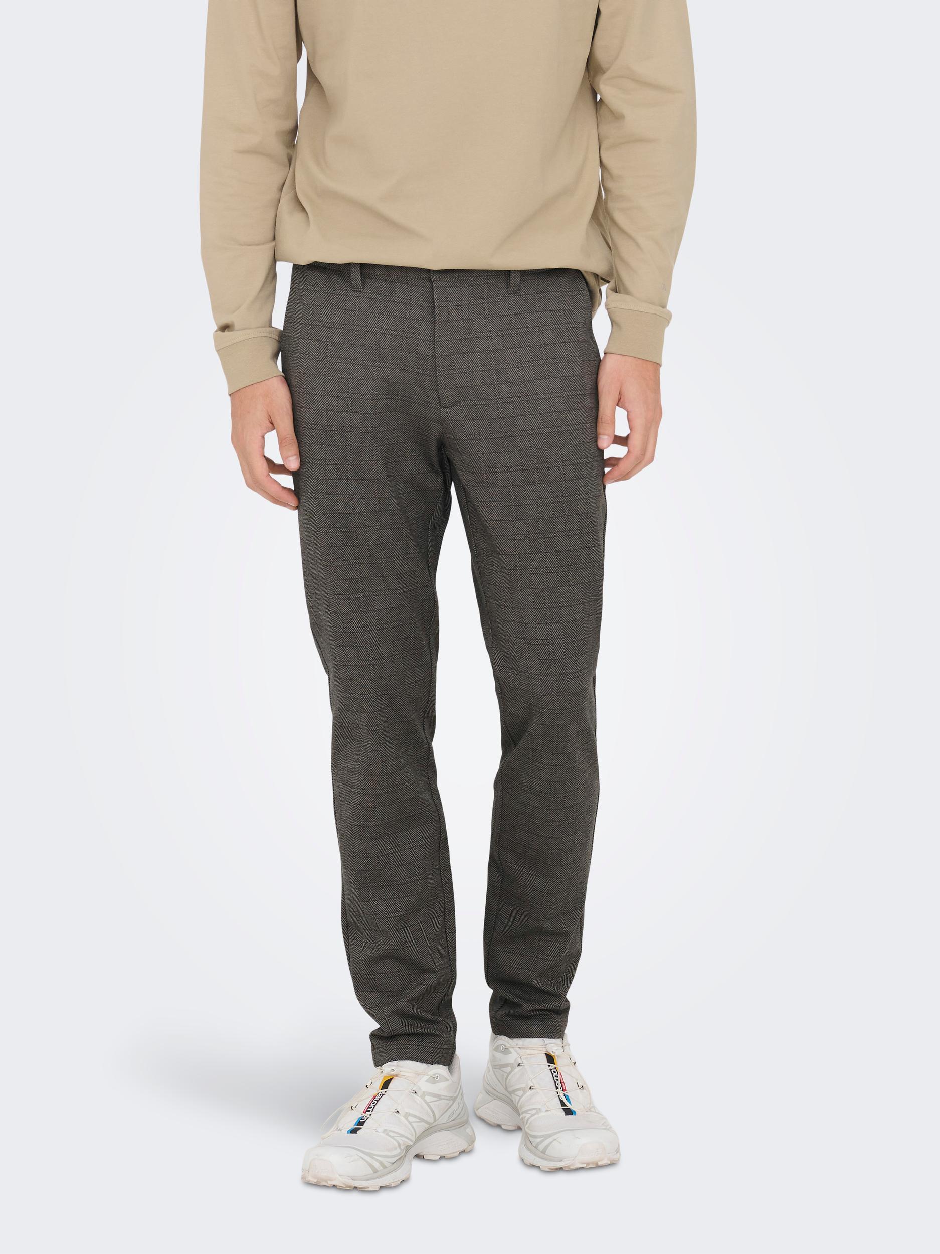 ONLY & SONS Chinohose »ONSMARK PANT HERRINGBONE PRINT GW 3361BF« von ONLY & SONS