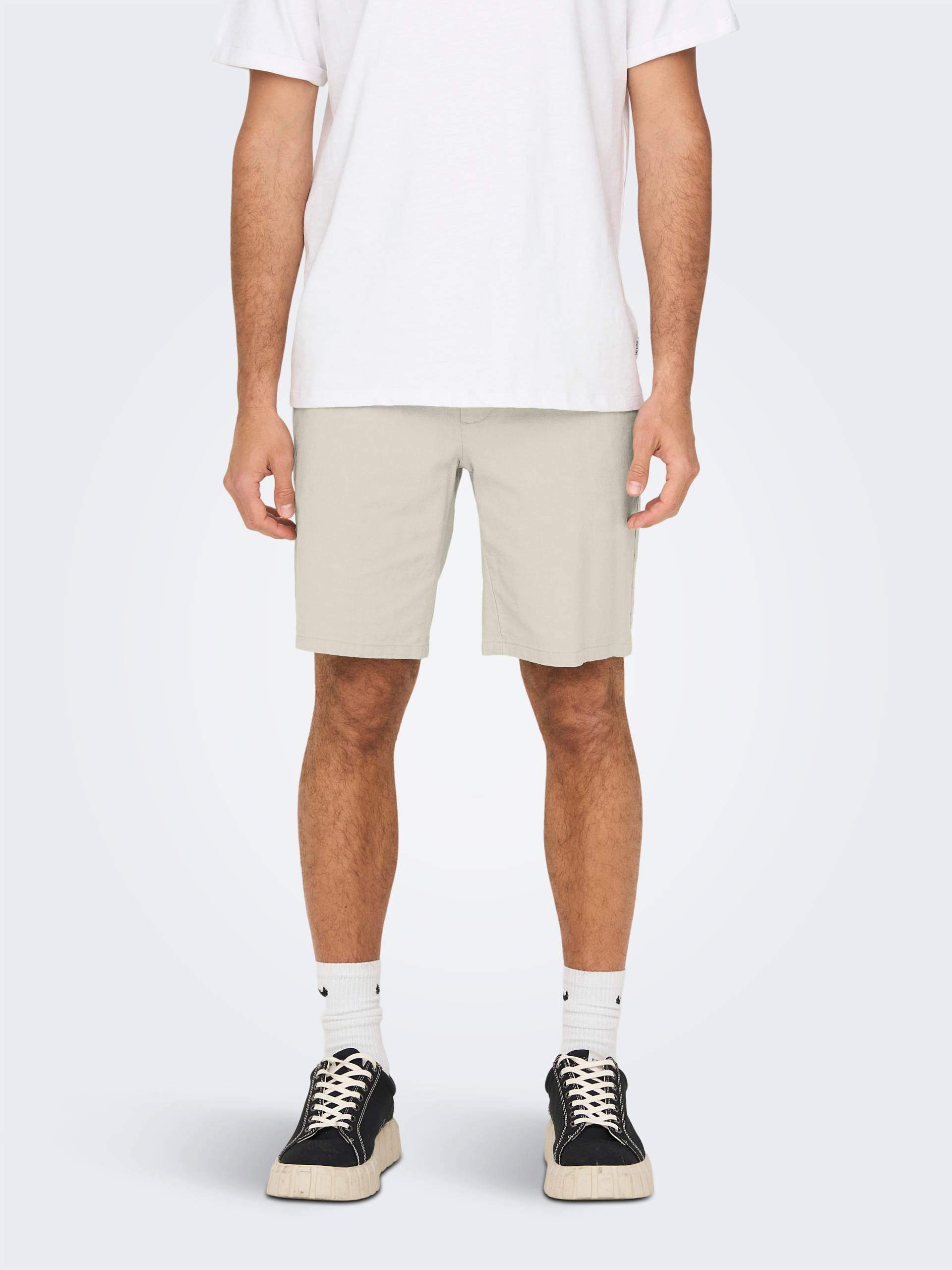 ONLY & SONS Chinoshorts »ONSMARK 0011 COTTON LINEN SHORTS NOOS« ONLY & SONS Chinoshorts »ONSMARK 0011 COTTON LINEN SHORTS NOOS« von ONLY & SONS