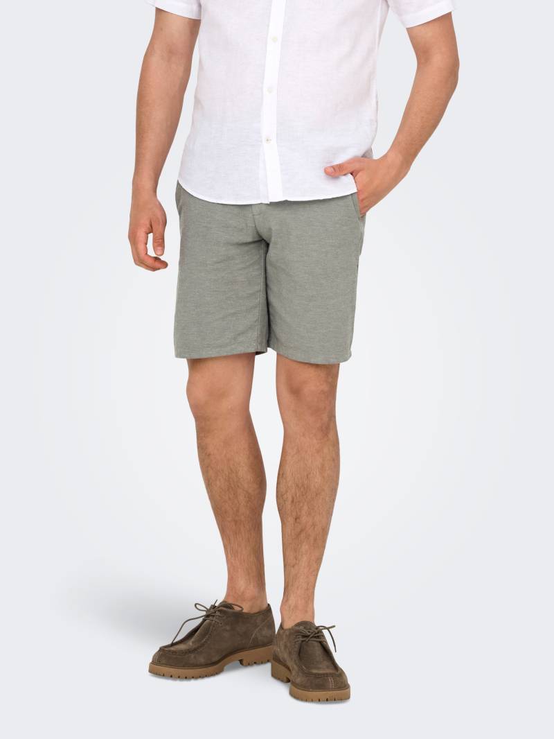 ONLY & SONS Chinoshorts »ONSMARK 0011 COTTON LINEN SHORTS NOOS« von ONLY & SONS