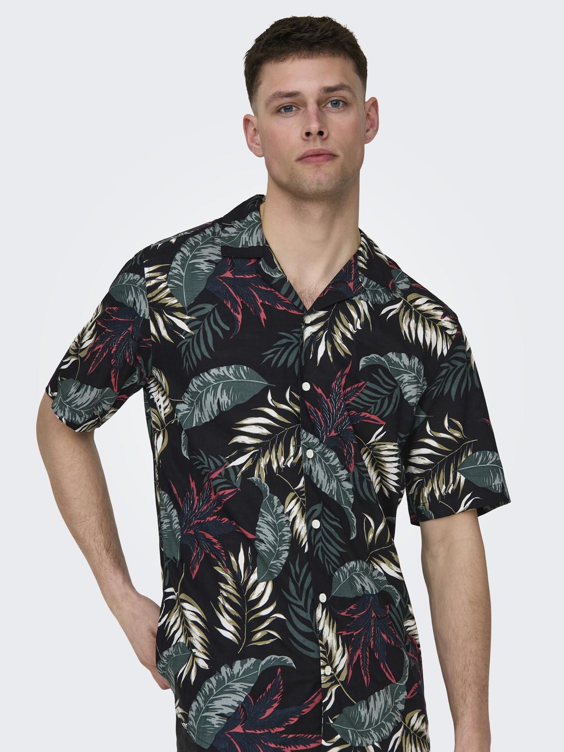 ONLY & SONS Hawaiihemd »ONSWAYNE LIFE AOP SS VISCOSE SHIRT NOOS« ONLY & SONS Hawaiihemd »ONSWAYNE LIFE AOP SS VISCOSE SHIRT NOOS« von ONLY & SONS