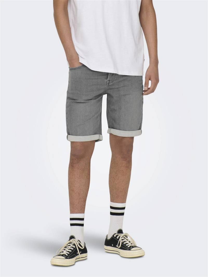 ONLY & SONS Jeansshorts »ONSPLY LIGHT BLUE 5189 SHORTS DNM NOOS« von ONLY & SONS