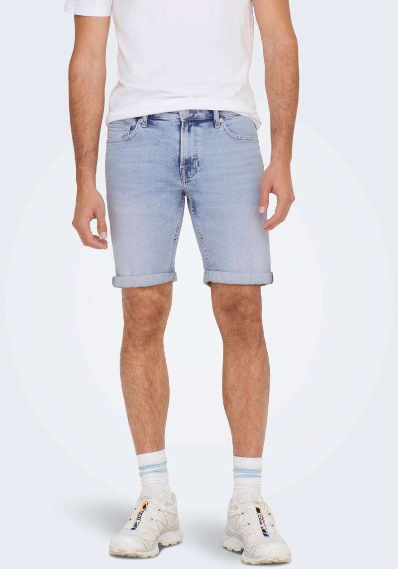 ONLY & SONS Jeansshorts »ONSPLY LIGHT BLUE 5189 SHORTS DNM NOOS« von ONLY & SONS