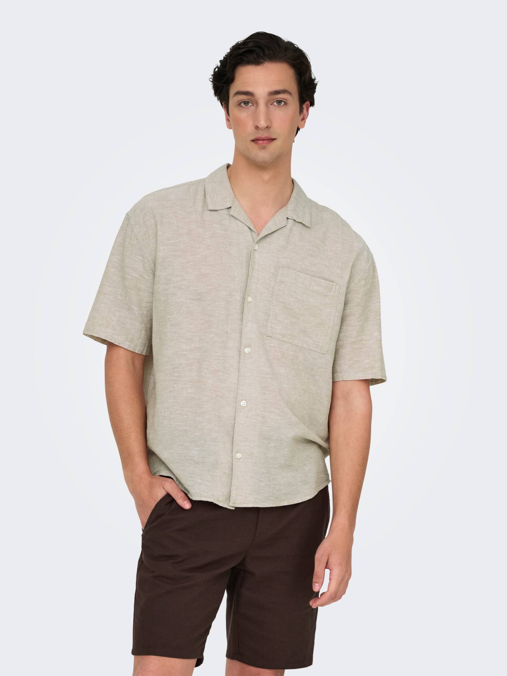ONLY & SONS Kurzarmhemd »ONSCAIDEN LIFE RELAX SS RESORT 1PKT SHIR« ONLY & SONS Kurzarmhemd »ONSCAIDEN LIFE RELAX SS RESORT 1PKT SHIR« von ONLY & SONS