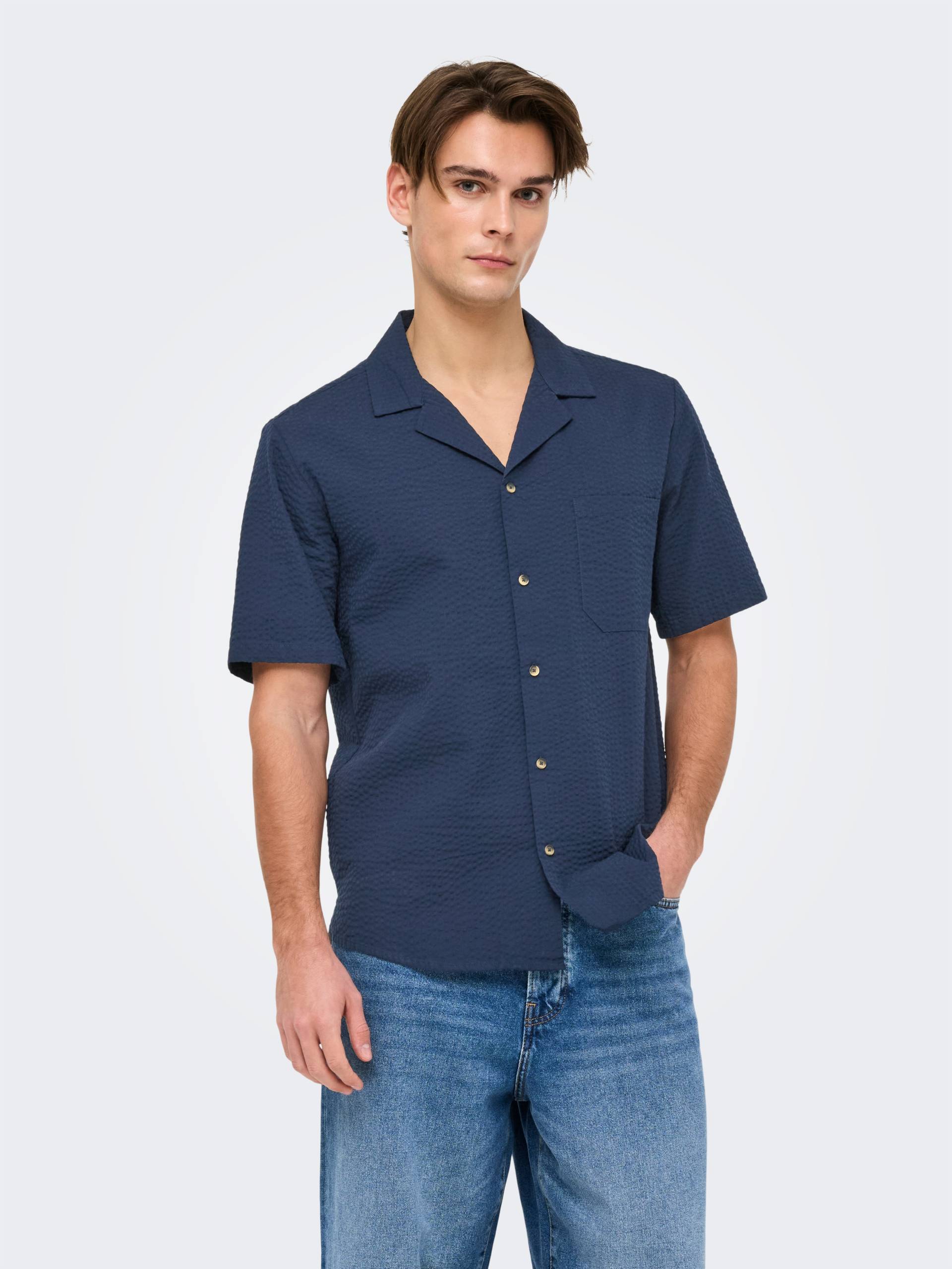 ONLY & SONS Kurzarmhemd »ONSEYE RESORT SEERS 0009 SHIRT NOOS« ONLY & SONS Kurzarmhemd »ONSEYE RESORT SEERS 0009 SHIRT NOOS« von ONLY & SONS