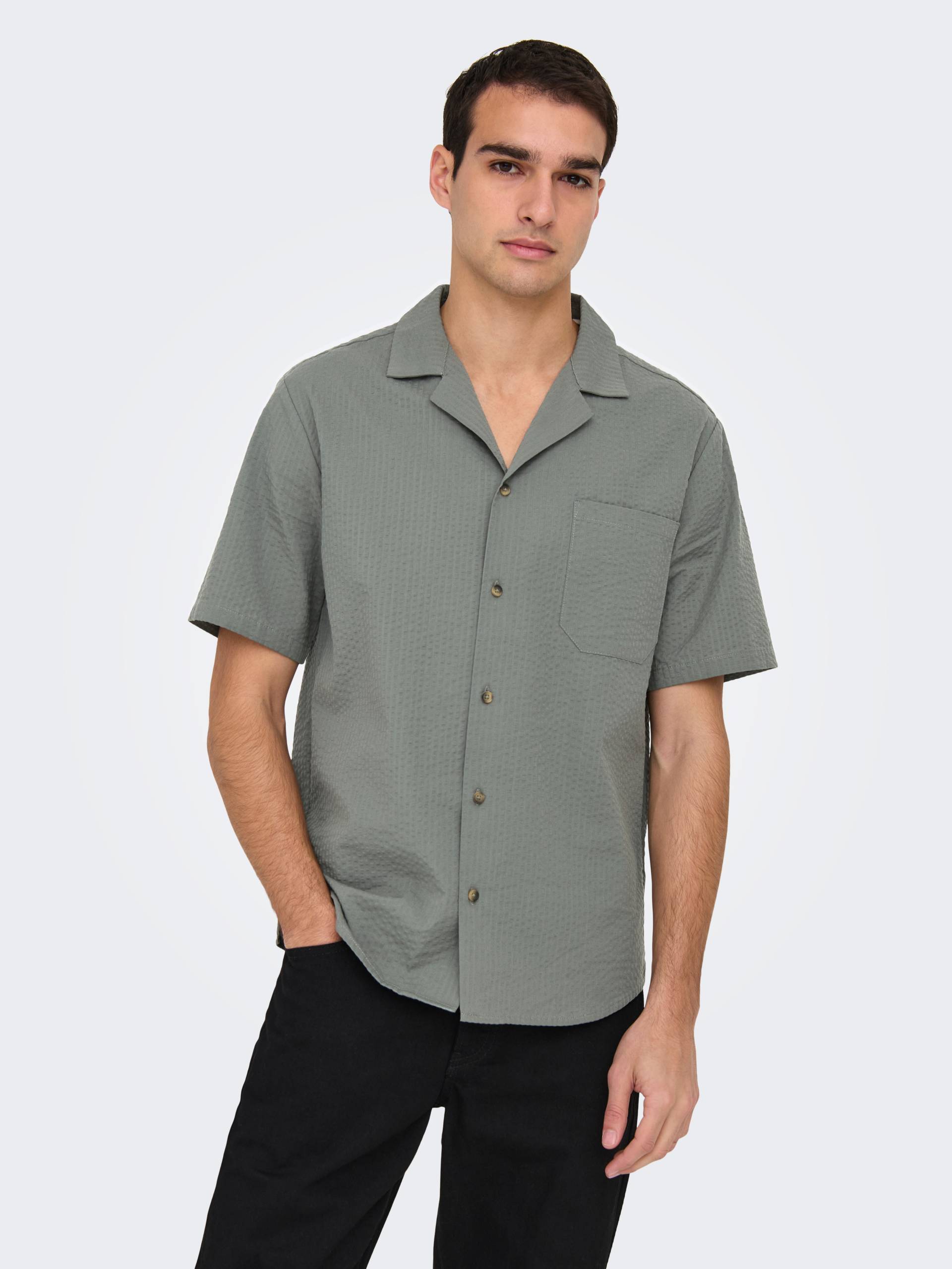 ONLY & SONS Kurzarmhemd »ONSEYE RESORT SEERS 0009 SHIRT NOOS« ONLY & SONS Kurzarmhemd »ONSEYE RESORT SEERS 0009 SHIRT NOOS« von ONLY & SONS