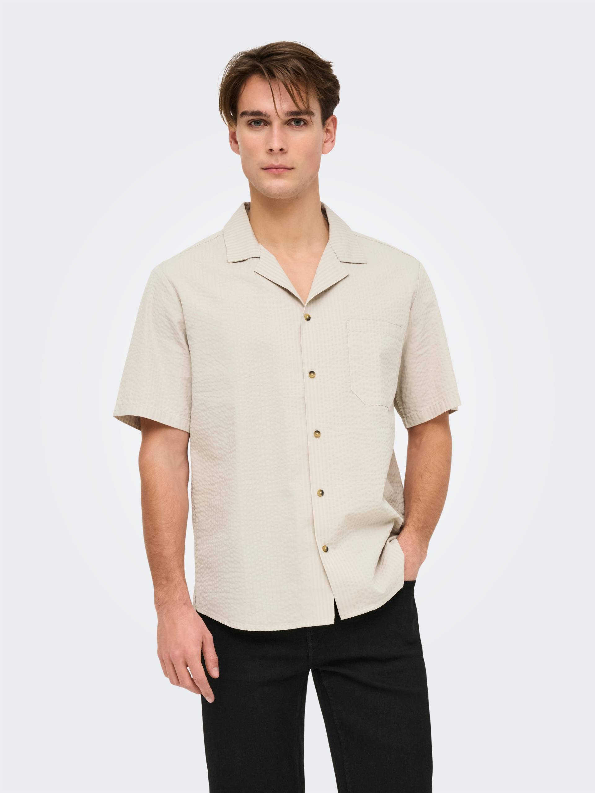 ONLY & SONS Kurzarmhemd »ONSEYE RESORT SEERS 0009 SHIRT NOOS« ONLY & SONS Kurzarmhemd »ONSEYE RESORT SEERS 0009 SHIRT NOOS« von ONLY & SONS