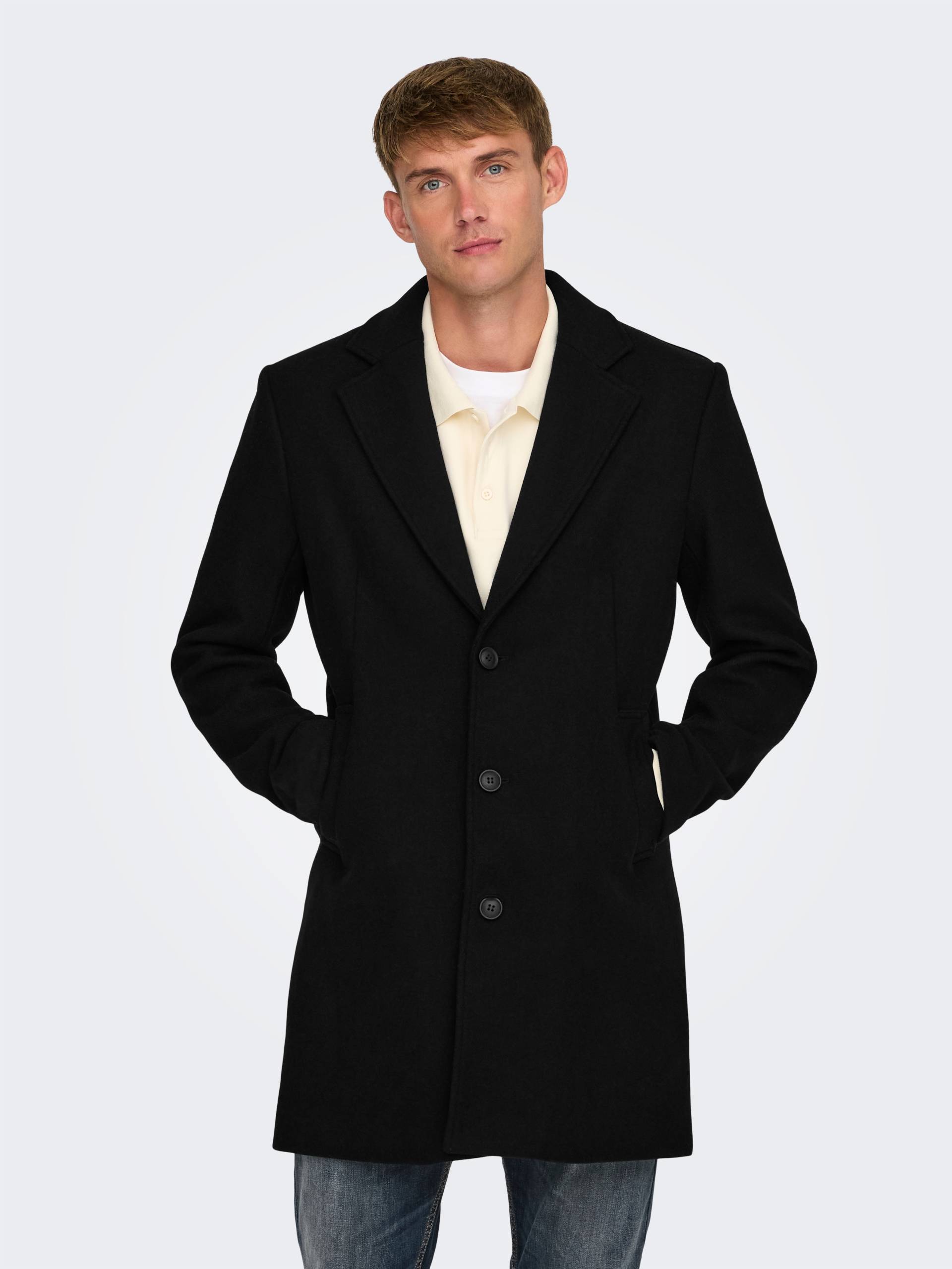 ONLY & SONS Kurzmantel »ONSMATTHEW WOOL COAT OTW« von ONLY & SONS