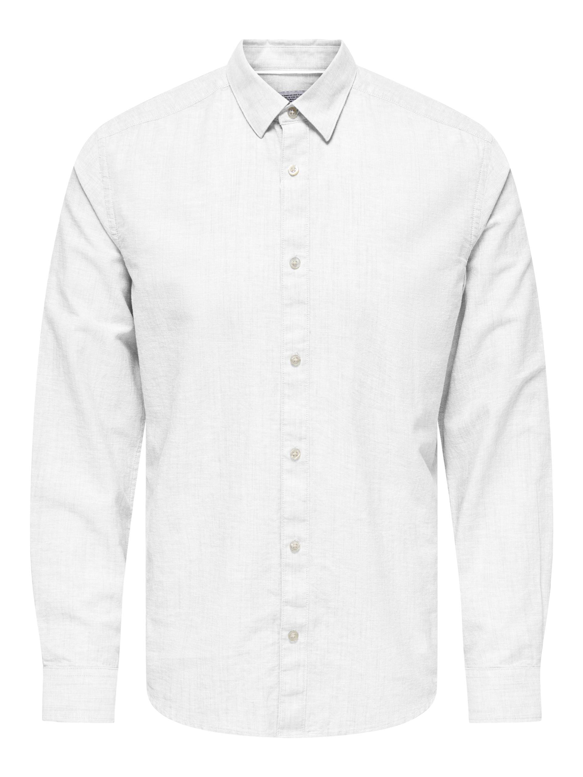 ONLY & SONS Langarmhemd »ONSCANTLEY LIFE LS SOLID LINEN SHIR OTL« ONLY & SONS Langarmhemd »ONSCANTLEY LIFE LS SOLID LINEN SHIR OTL« von ONLY & SONS