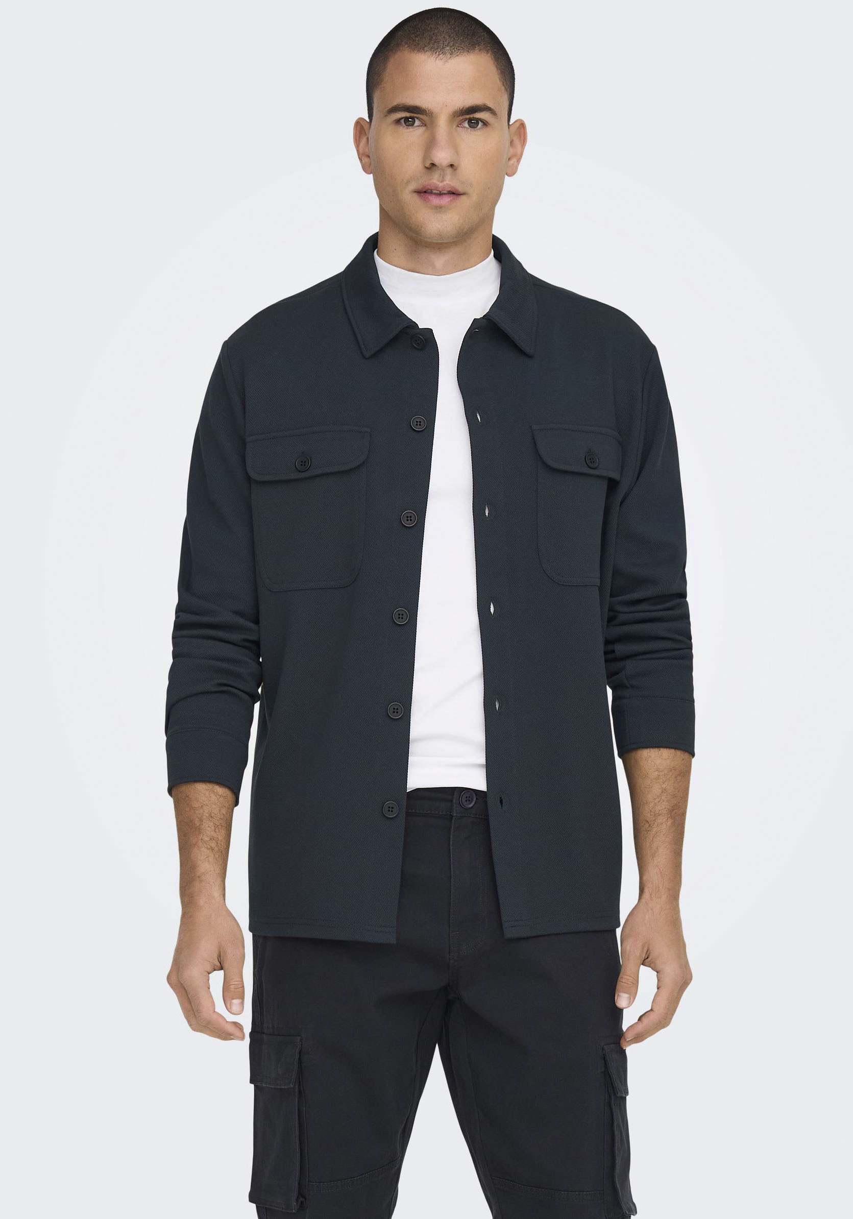 ONLY & SONS Langarmhemd »ONSNEWKODYL OVERSHIRT SWEAT NOOS« ONLY & SONS Langarmhemd »ONSNEWKODYL OVERSHIRT SWEAT NOOS« von ONLY & SONS