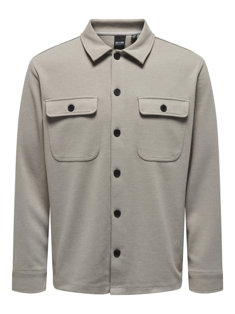 ONLY & SONS Langarmhemd »ONSNEWKODYL OVERSHIRT SWEAT NOOS« von ONLY & SONS