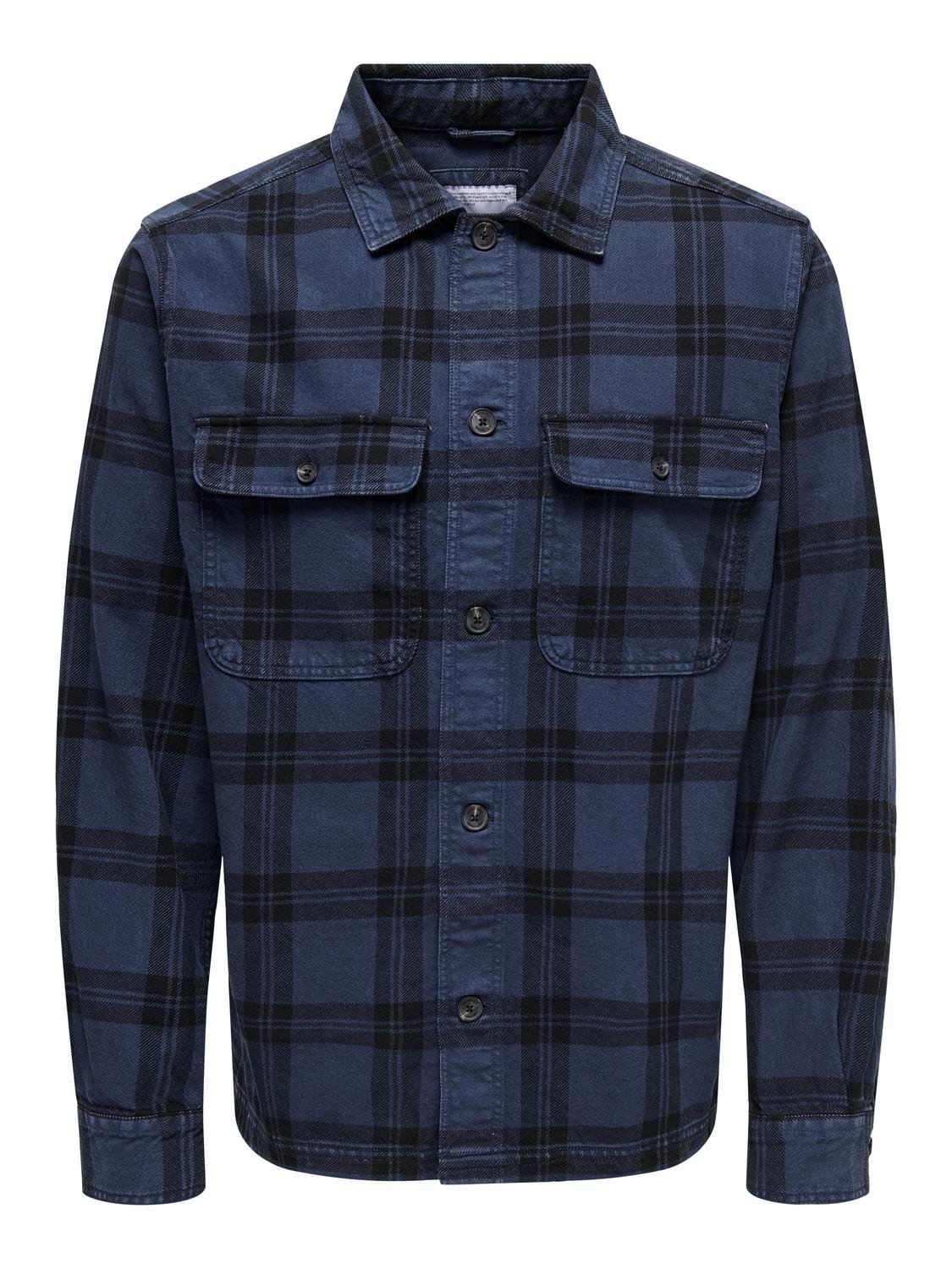 ONLY & SONS Langarmhemd »ONSOLIVER TWILL OVERDYE OVERSHIRT BF« von ONLY & SONS