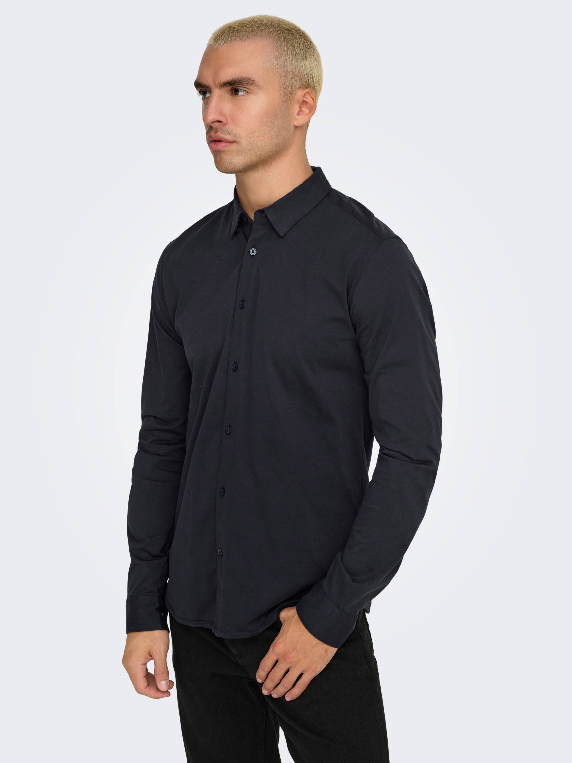 ONLY & SONS Langarmhemd »ONSROBIN B/U LS STRETCH SHIRT NOOS« von ONLY & SONS