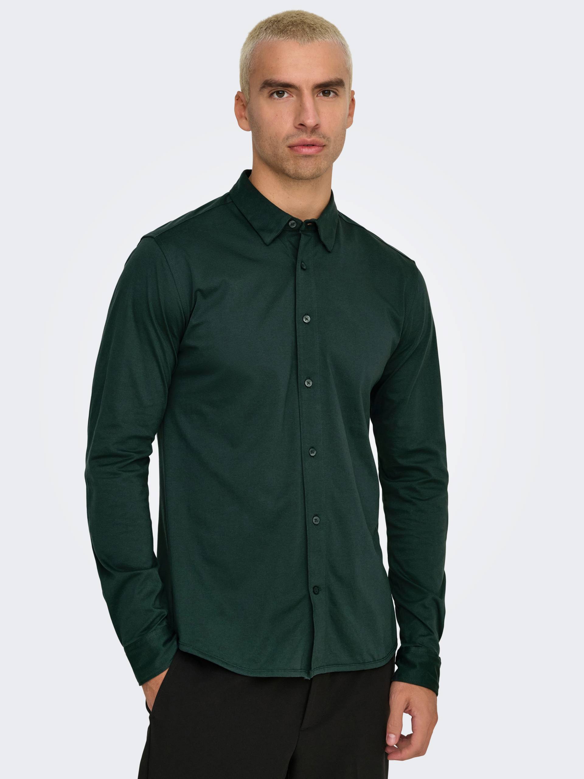 ONLY & SONS Langarmhemd »ONSROBIN B/U LS STRETCH SHIRT NOOS« von ONLY & SONS