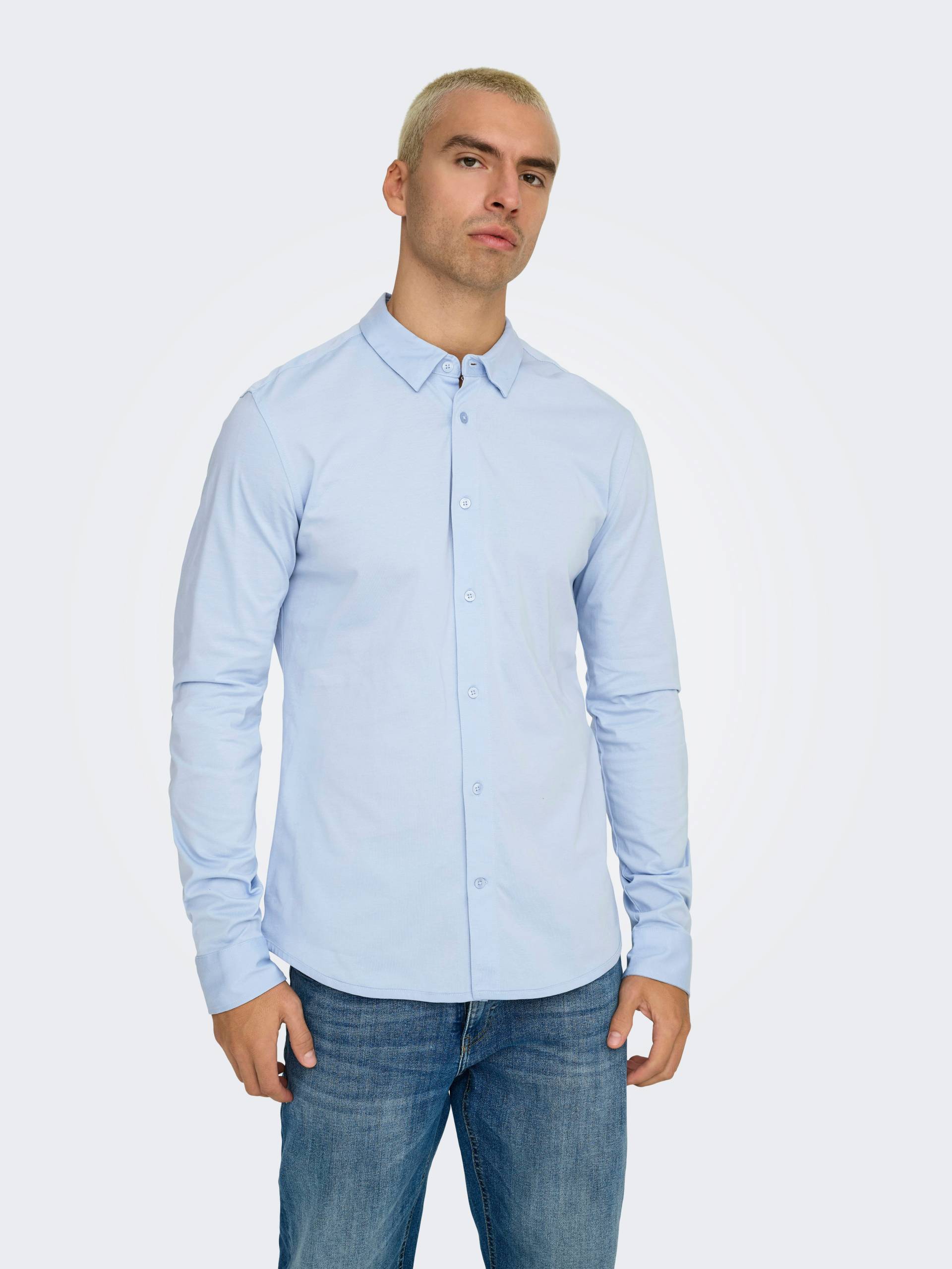 ONLY & SONS Langarmhemd »ONSROBIN B/U LS STRETCH SHIRT NOOS« von ONLY & SONS