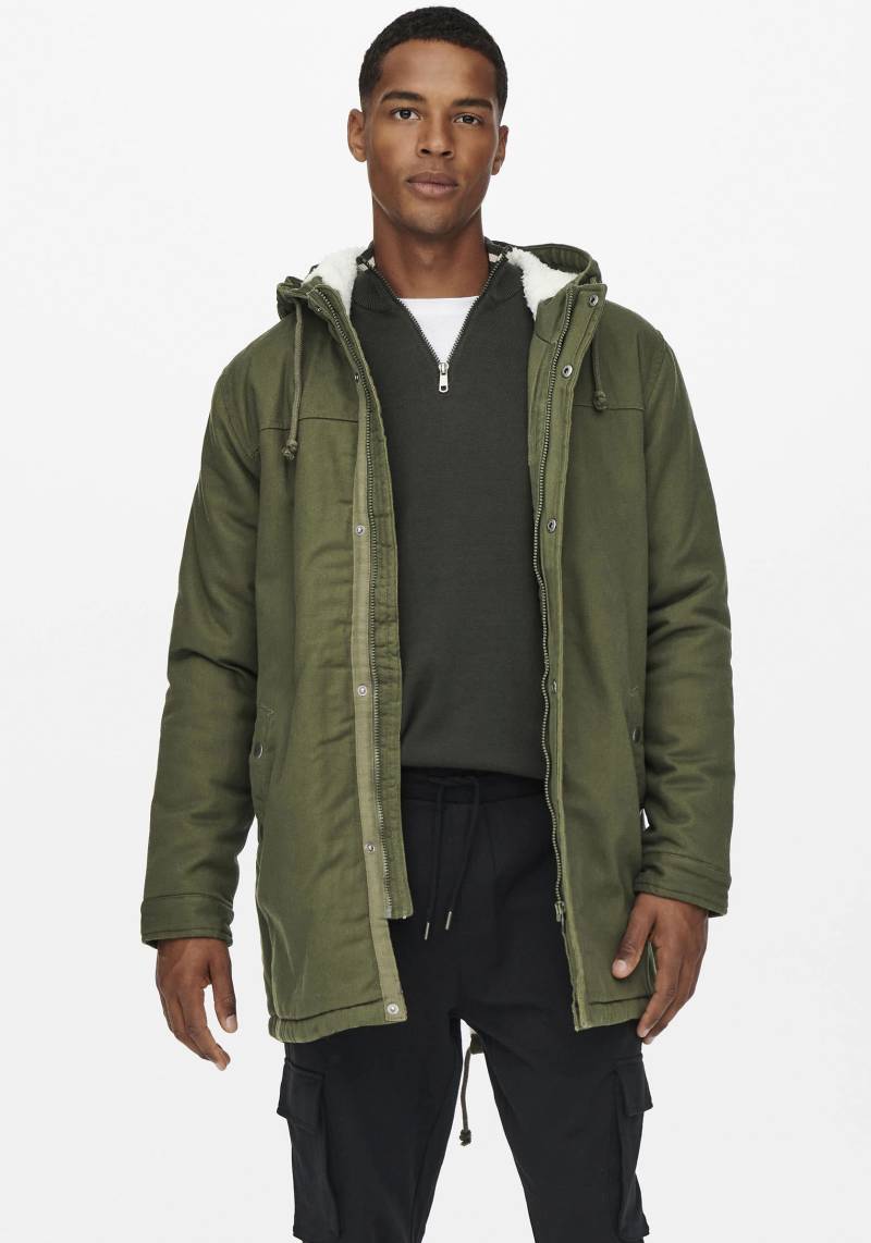 ONLY & SONS Parka »ONSALEXANDER LIFE PARKA OTW VD«, mit Kapuze von ONLY & SONS