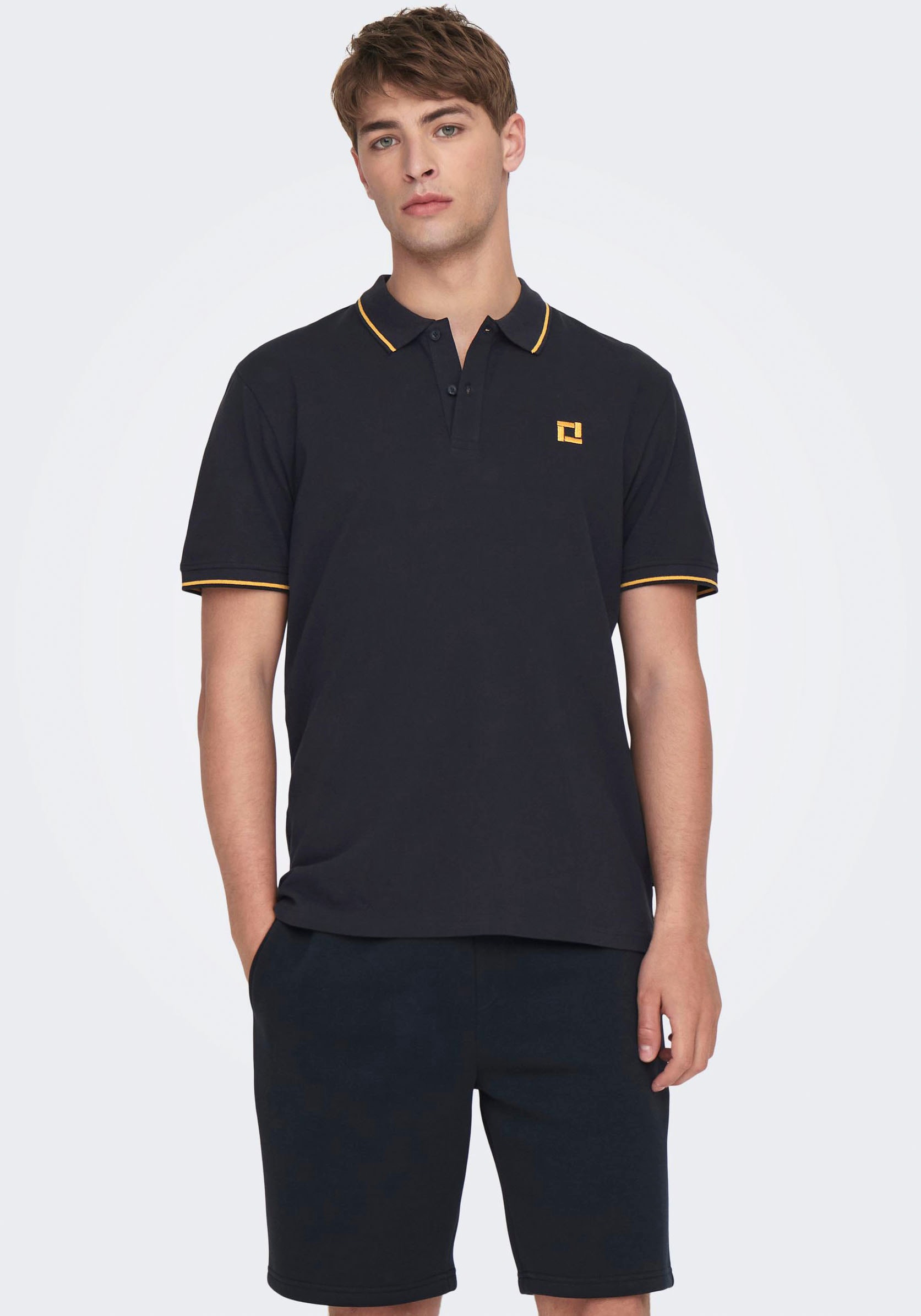 ONLY & SONS Poloshirt »ONSFLETCHER SLIM SS POLO NOOS« ONLY & SONS Poloshirt »ONSFLETCHER SLIM SS POLO NOOS« von ONLY & SONS