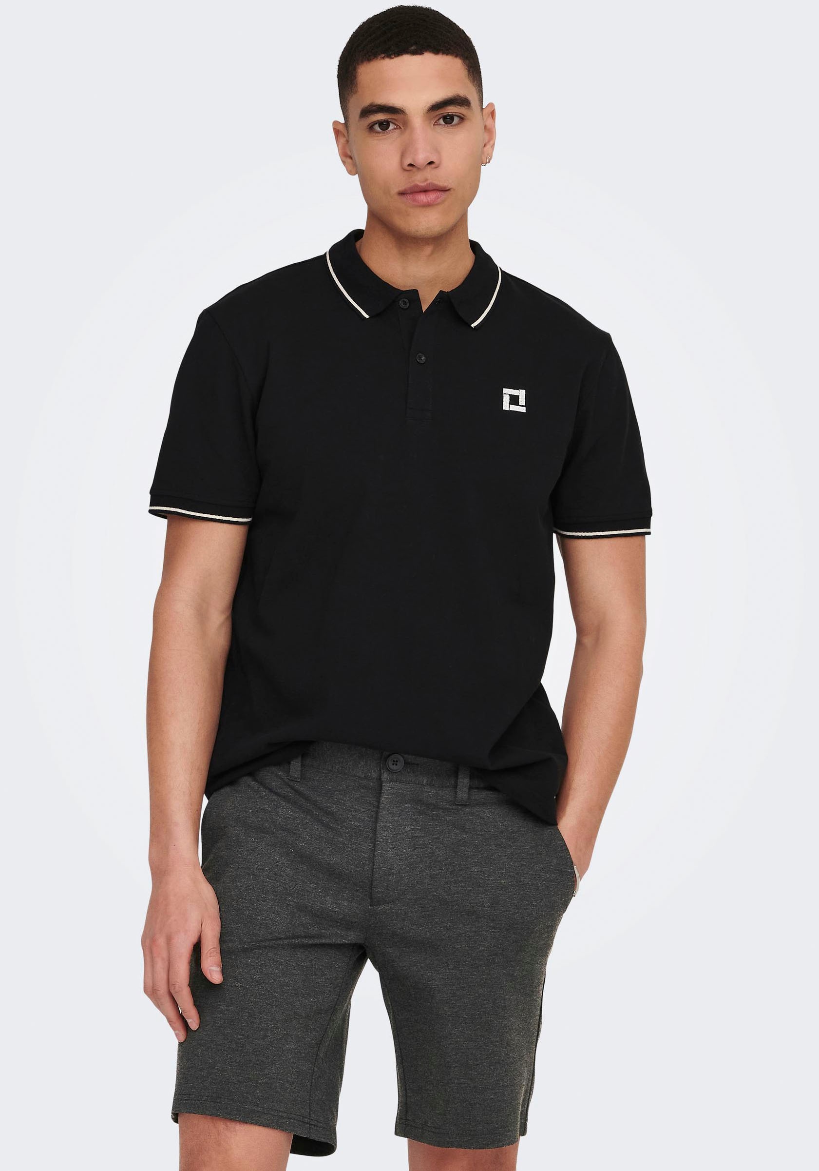 ONLY & SONS Poloshirt »ONSFLETCHER SLIM SS POLO NOOS« ONLY & SONS Poloshirt »ONSFLETCHER SLIM SS POLO NOOS« von ONLY & SONS