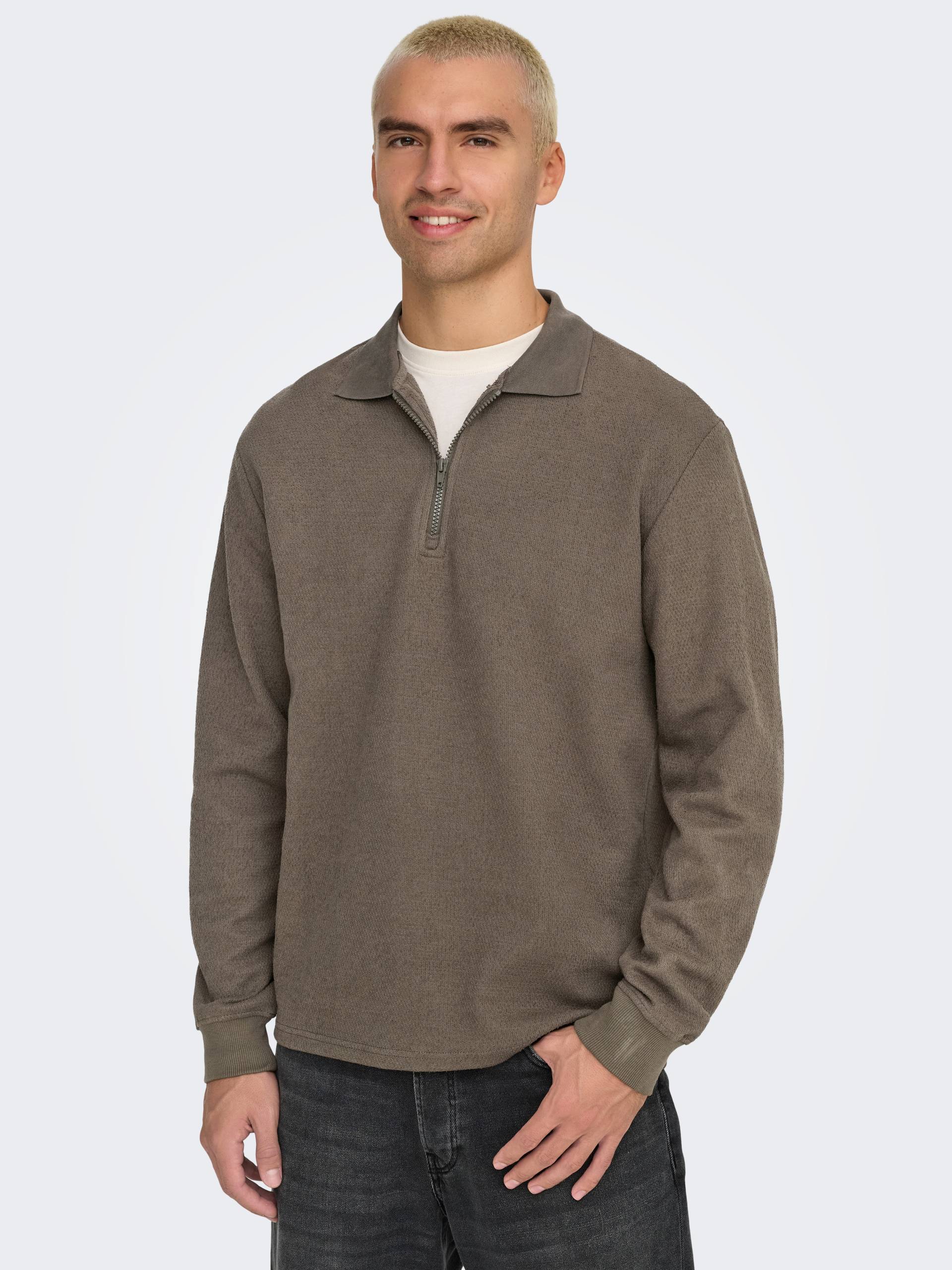 ONLY & SONS Poloshirt »ONSTREVOR REG LS POLO« ONLY & SONS Poloshirt »ONSTREVOR REG LS POLO« von ONLY & SONS