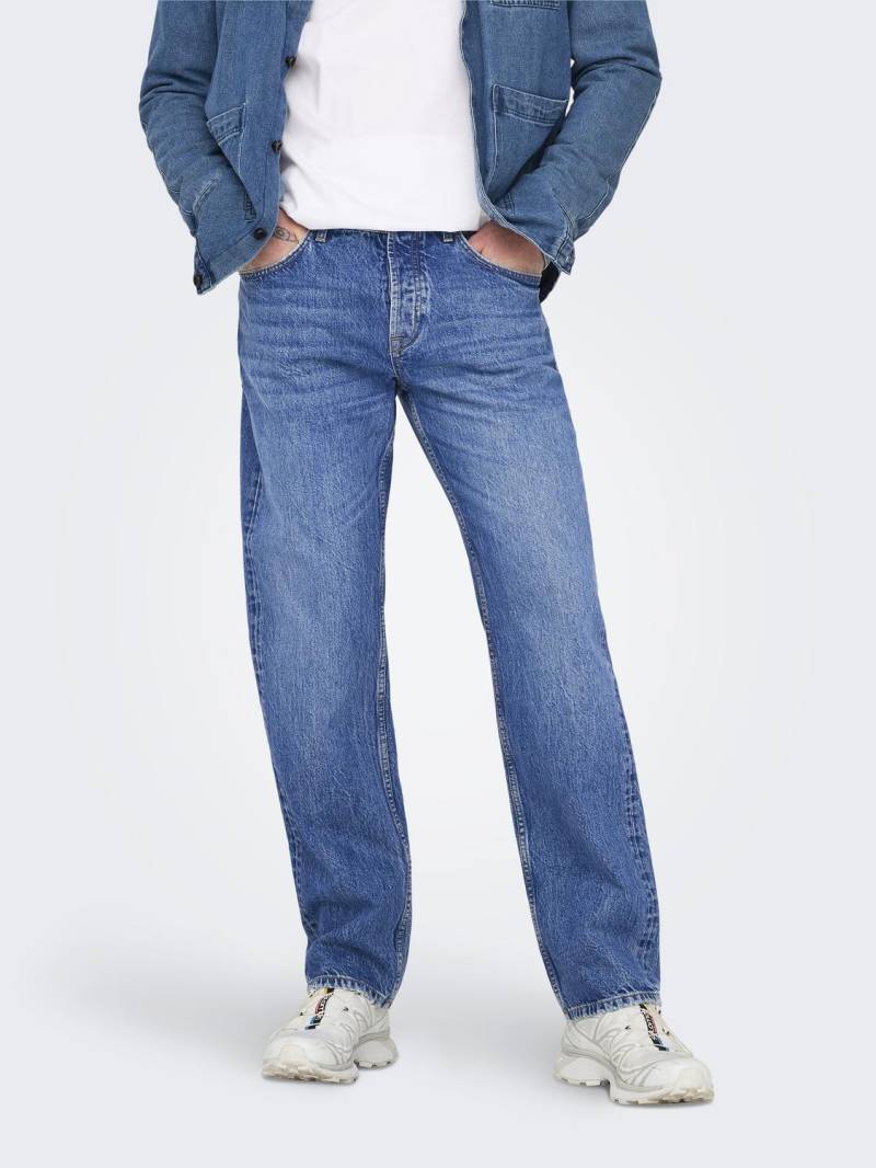 ONLY & SONS Regular-fit-Jeans »ONSEDGE STRAIGHT BROMO 0017 DOT DNM NOOS« von ONLY & SONS