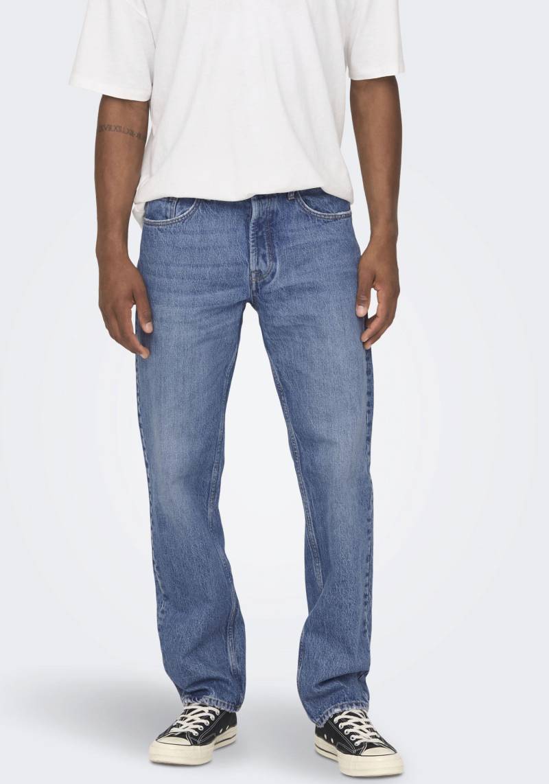 ONLY & SONS Regular-fit-Jeans »ONSEDGE STRAIGHT BROMO 0017 DOT DNM NOOS« von ONLY & SONS