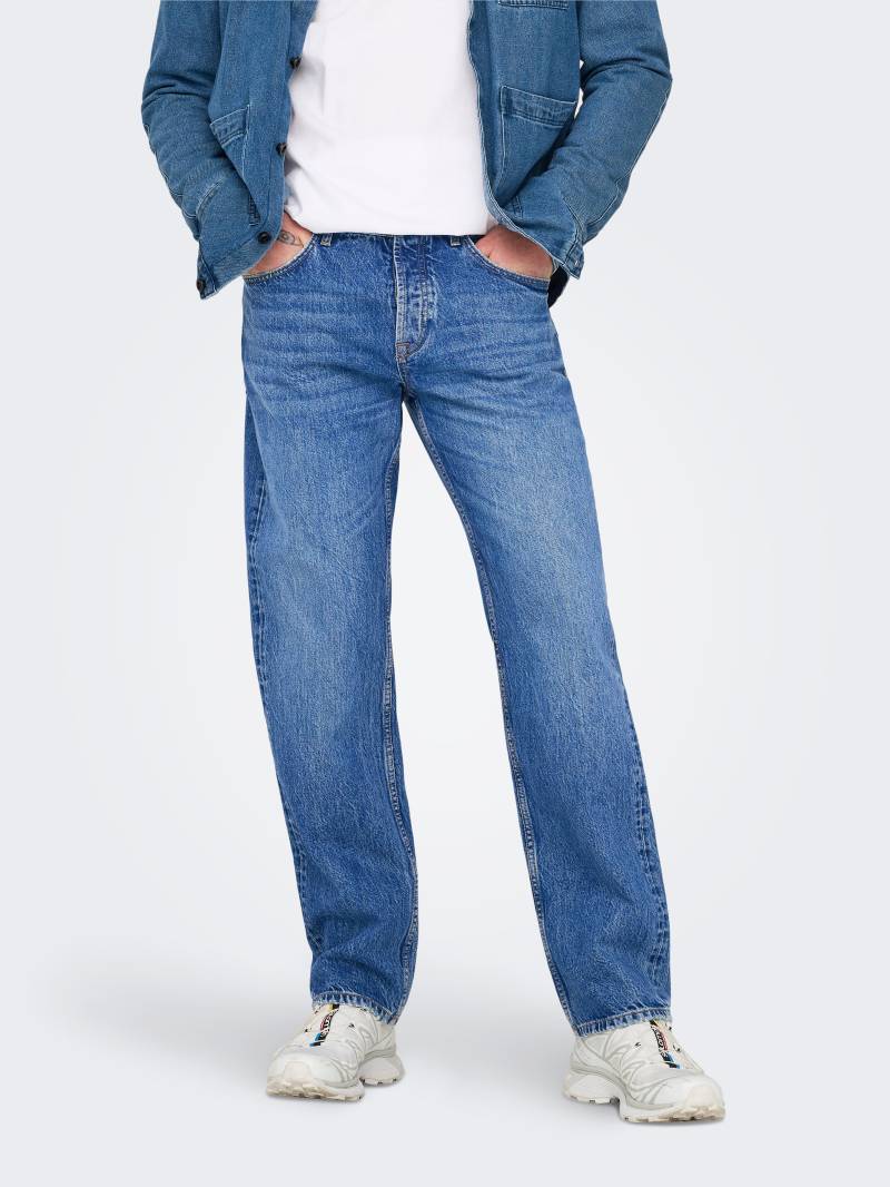 ONLY & SONS Regular-fit-Jeans »ONSEDGE STRAIGHT BROMO 0017 DOT DNM NOOS« von ONLY & SONS