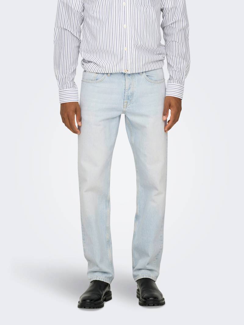 ONLY & SONS Regular-fit-Jeans »ONSEDGE STRAIGHT BROMO 0017 DOT DNM NOOS« von ONLY & SONS