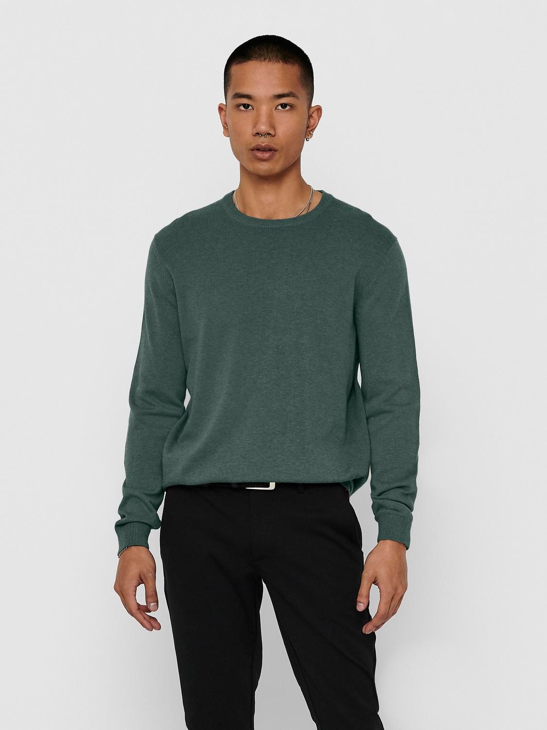 ONLY & SONS Rundhalspullover »ONSALEX 12 SOLID CREW NECK KNIT« von ONLY & SONS