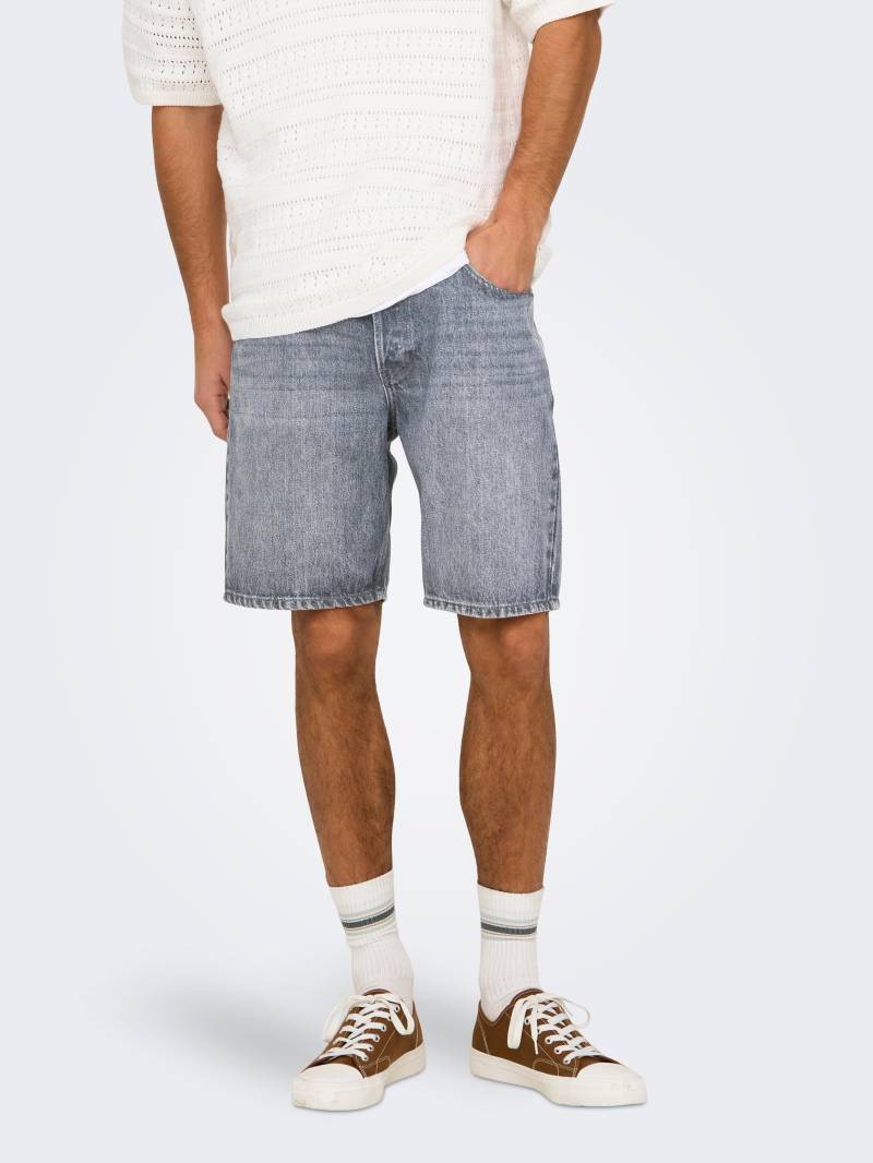 ONLY & SONS Shorts »ONSEDGE MG 2042 AZG DNM SHORTS« von ONLY & SONS