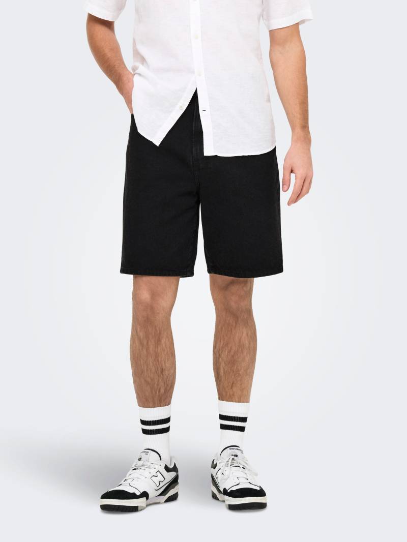 ONLY & SONS Shorts »ONSFADE BLACK 9087 AZG DNM SHORTS« von ONLY & SONS