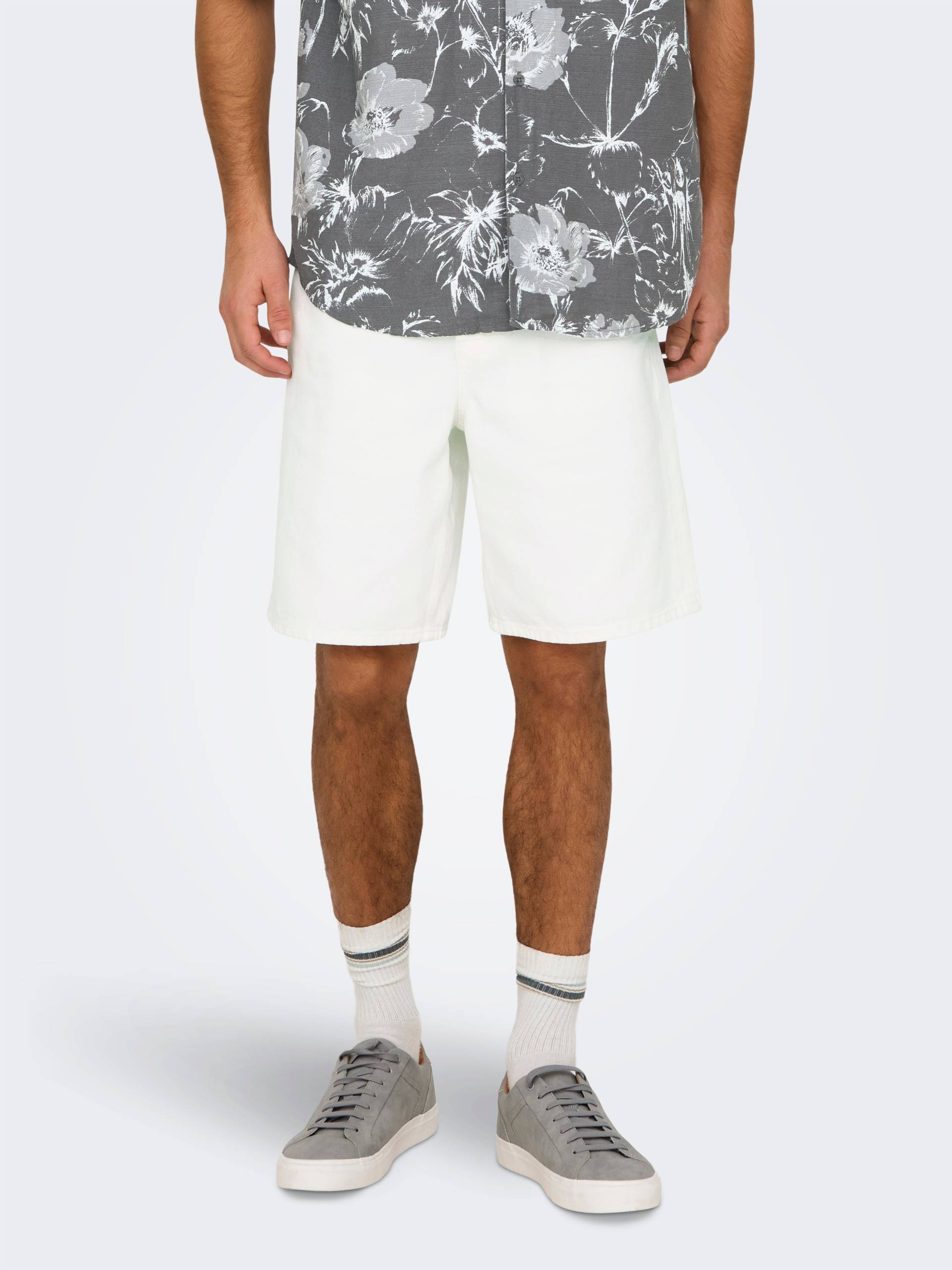ONLY & SONS Shorts »ONSFADE LOOSE WHITE 1662 PIM DNM SHORTS« ONLY & SONS Shorts »ONSFADE LOOSE WHITE 1662 PIM DNM SHORTS« von ONLY & SONS