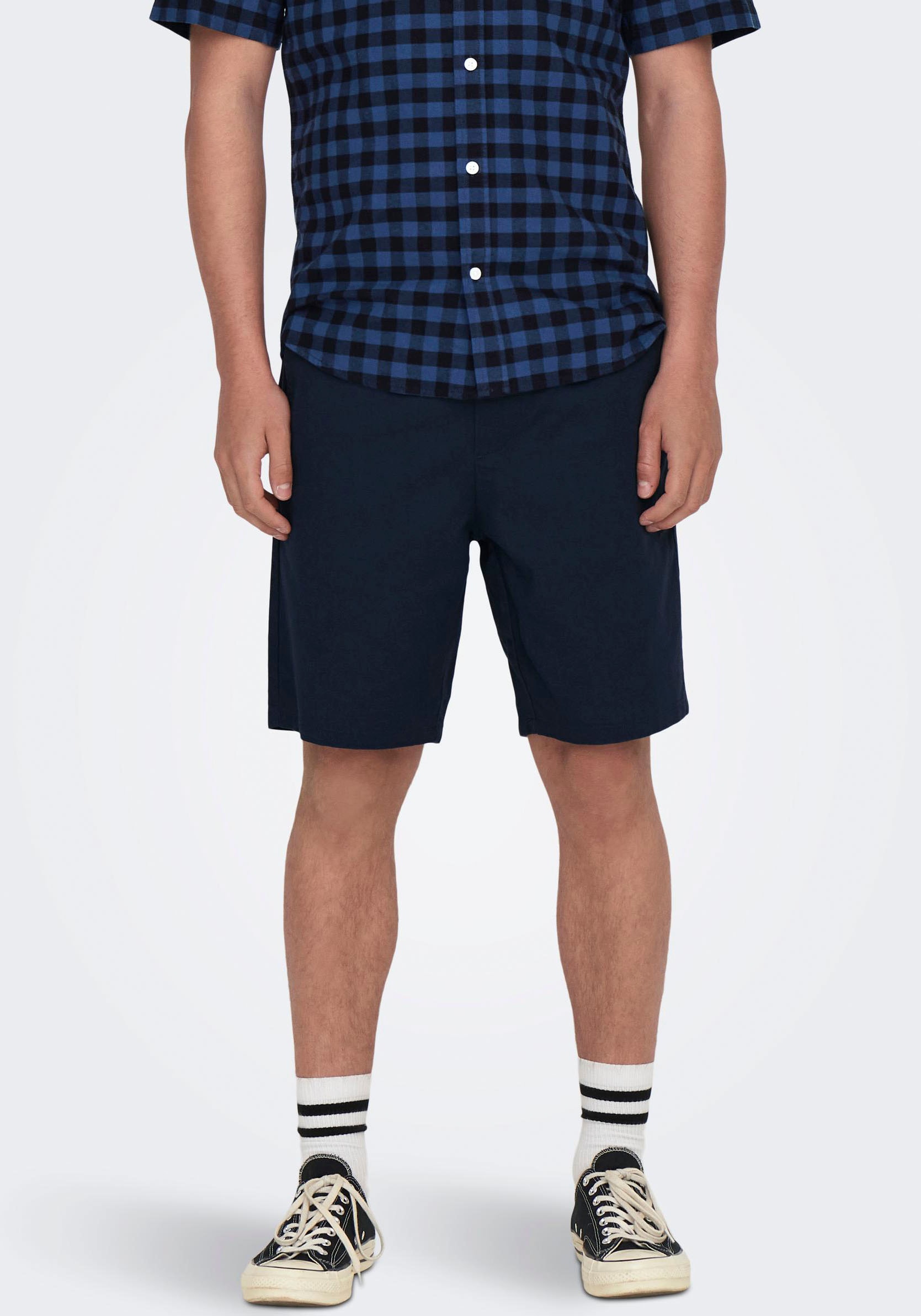 ONLY & SONS Shorts »ONSLINUS 0007 COT LIN SHORTS NOOS« von ONLY & SONS