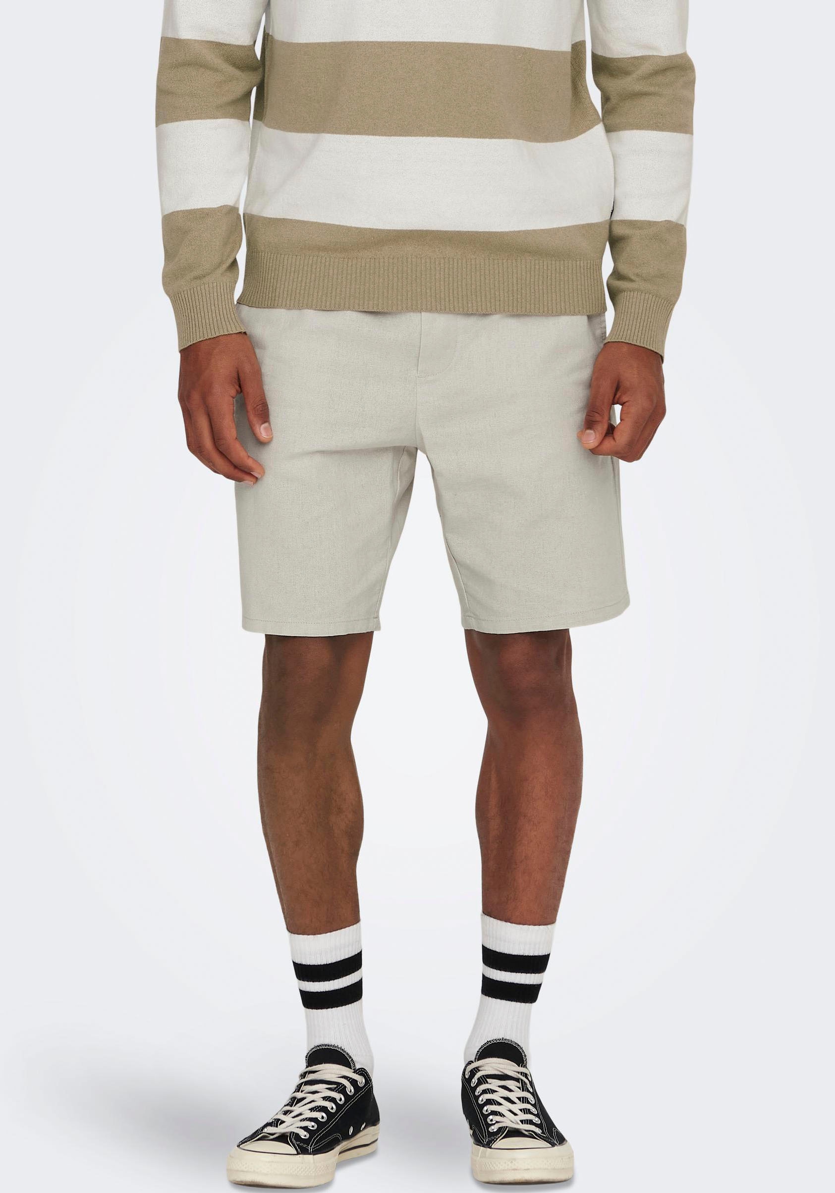 ONLY & SONS Shorts »ONSLINUS 0007 COT LIN SHORTS NOOS« ONLY & SONS Shorts »ONSLINUS 0007 COT LIN SHORTS NOOS« von ONLY & SONS