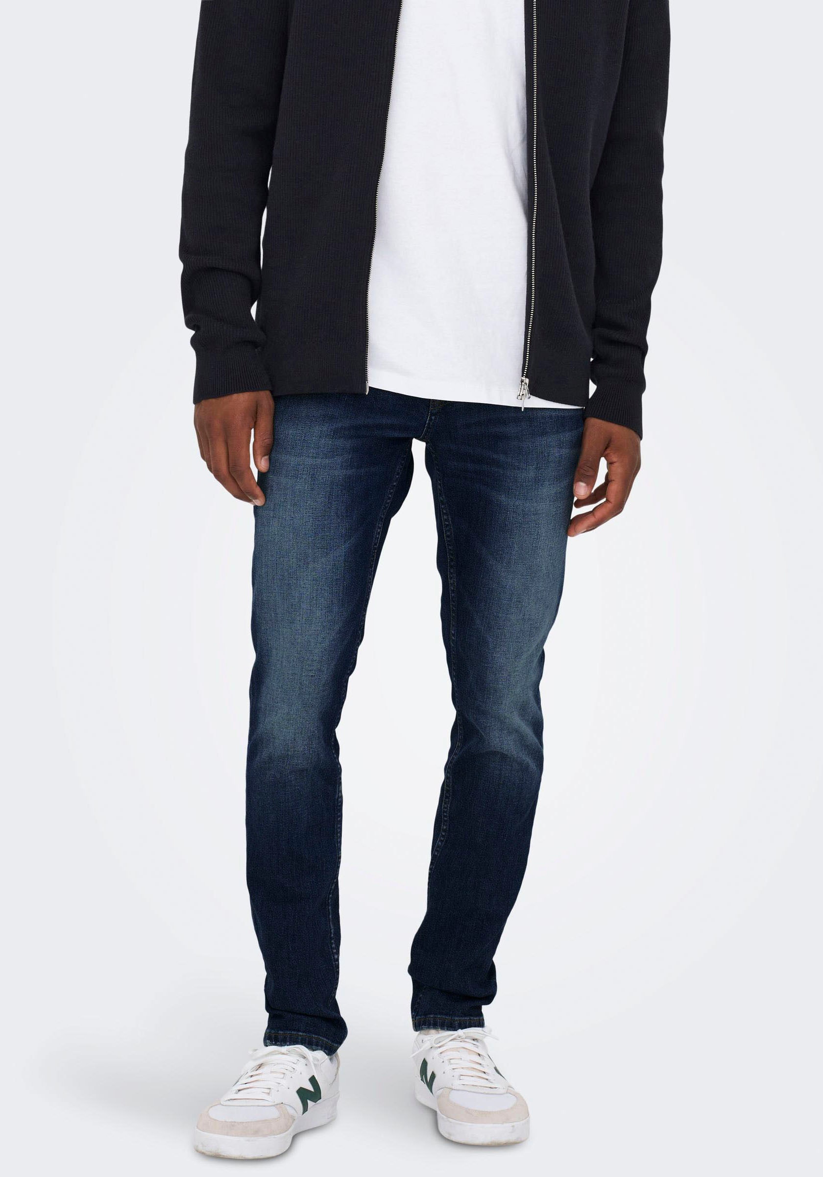 ONLY & SONS Slim-fit-Jeans »ONSLOOM SLIM D. BLUE 7777 DNM JEANS OT« ONLY & SONS Slim-fit-Jeans »ONSLOOM SLIM D. BLUE 7777 DNM JEANS OT« von ONLY & SONS